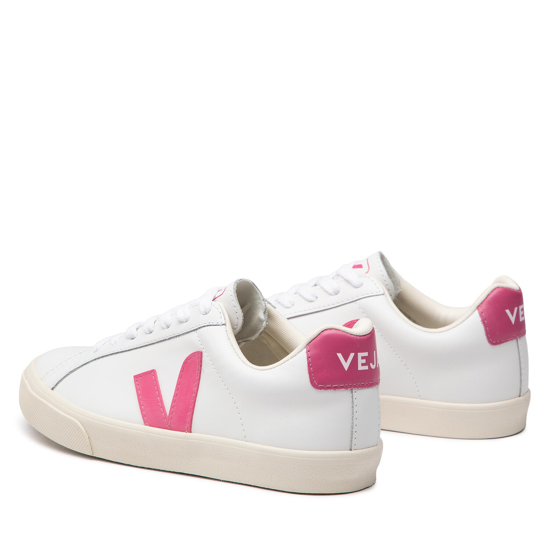 Veja Сникърси Esplar Logo Leather EO0202833A Бял - Pepit.bg