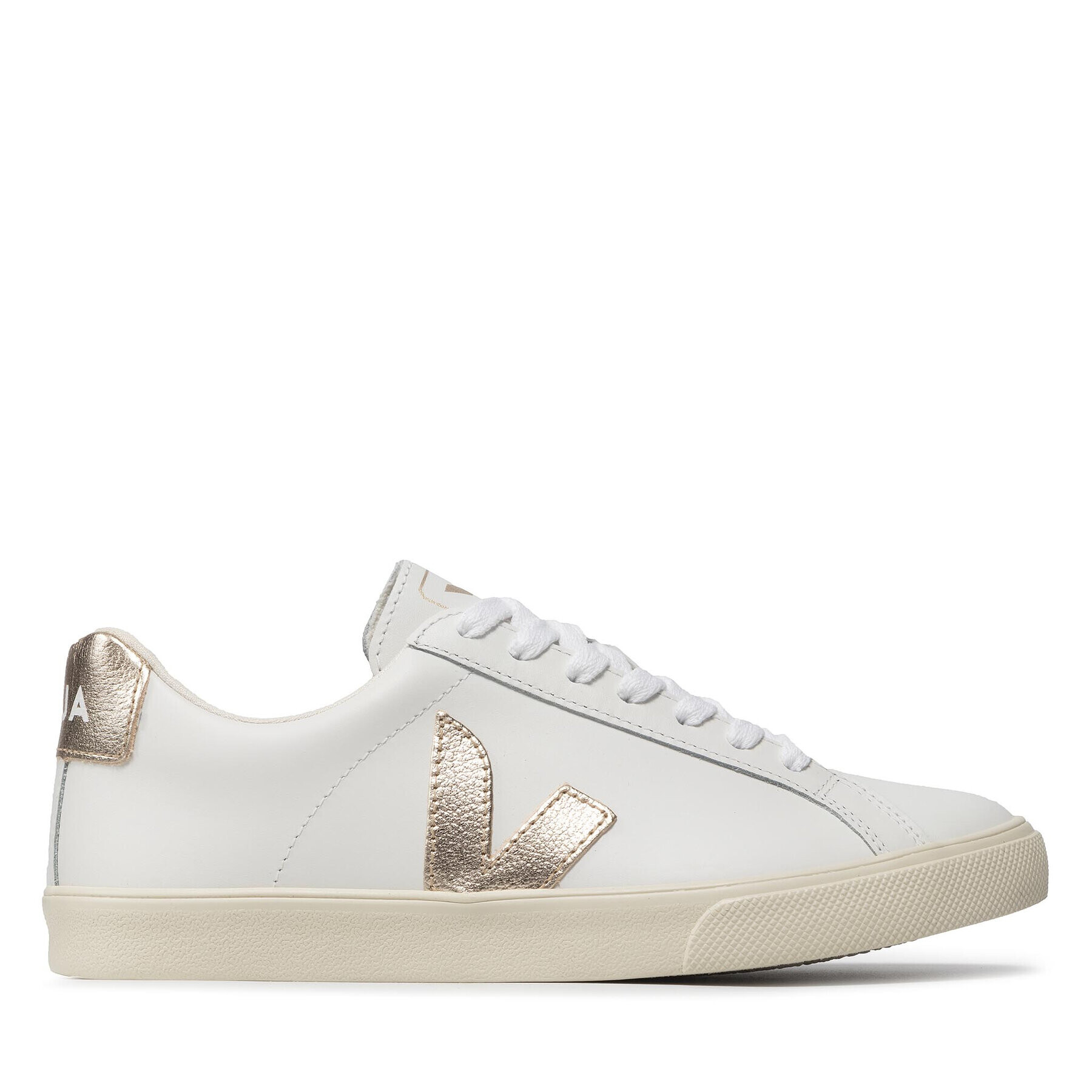 Veja Сникърси Esplar Logo Leather EO022490A Бял - Pepit.bg