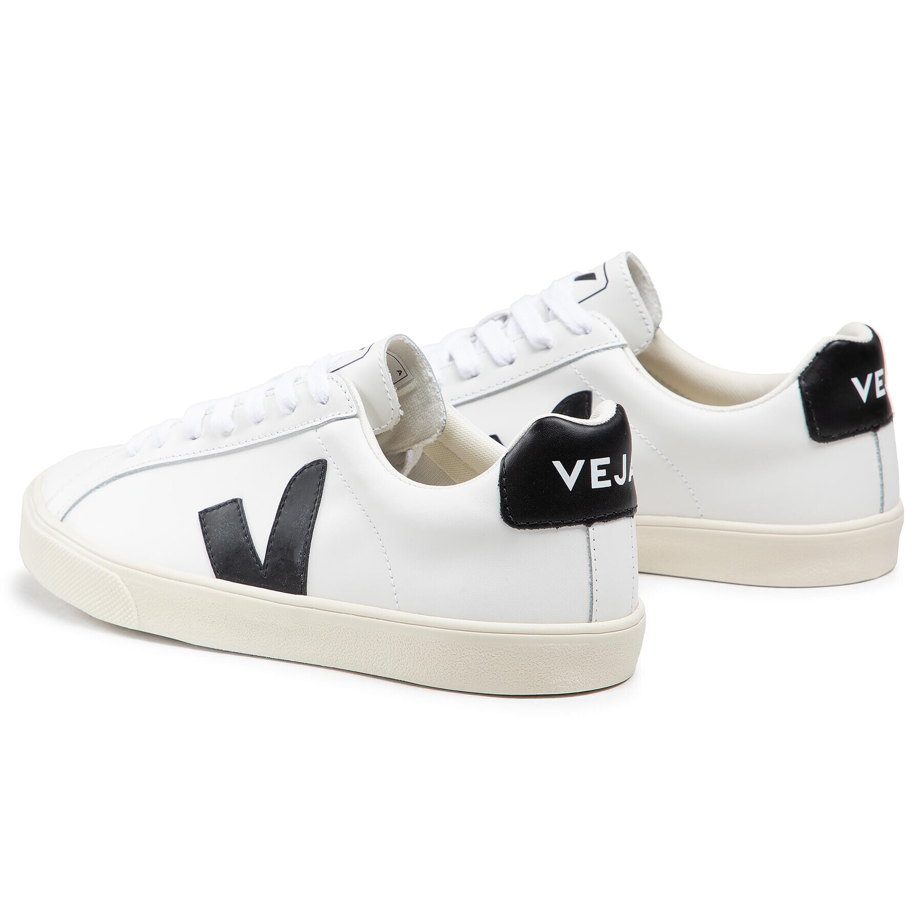 Veja Сникърси Esplar Logo Leather Extra EO020005A Бял - Pepit.bg