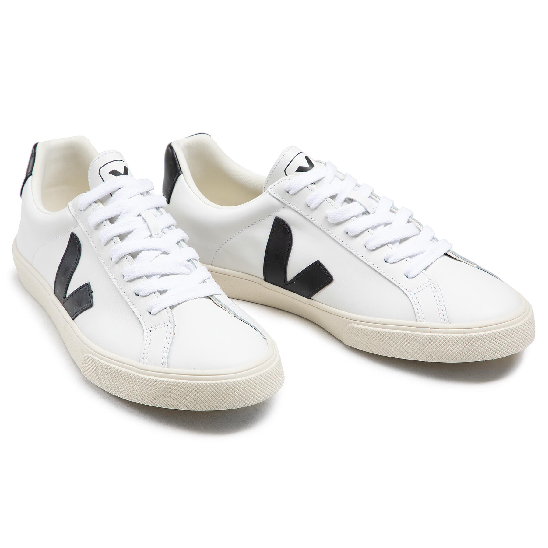 Veja Сникърси Esplar Logo Leather Extra EO020005A Бял - Pepit.bg