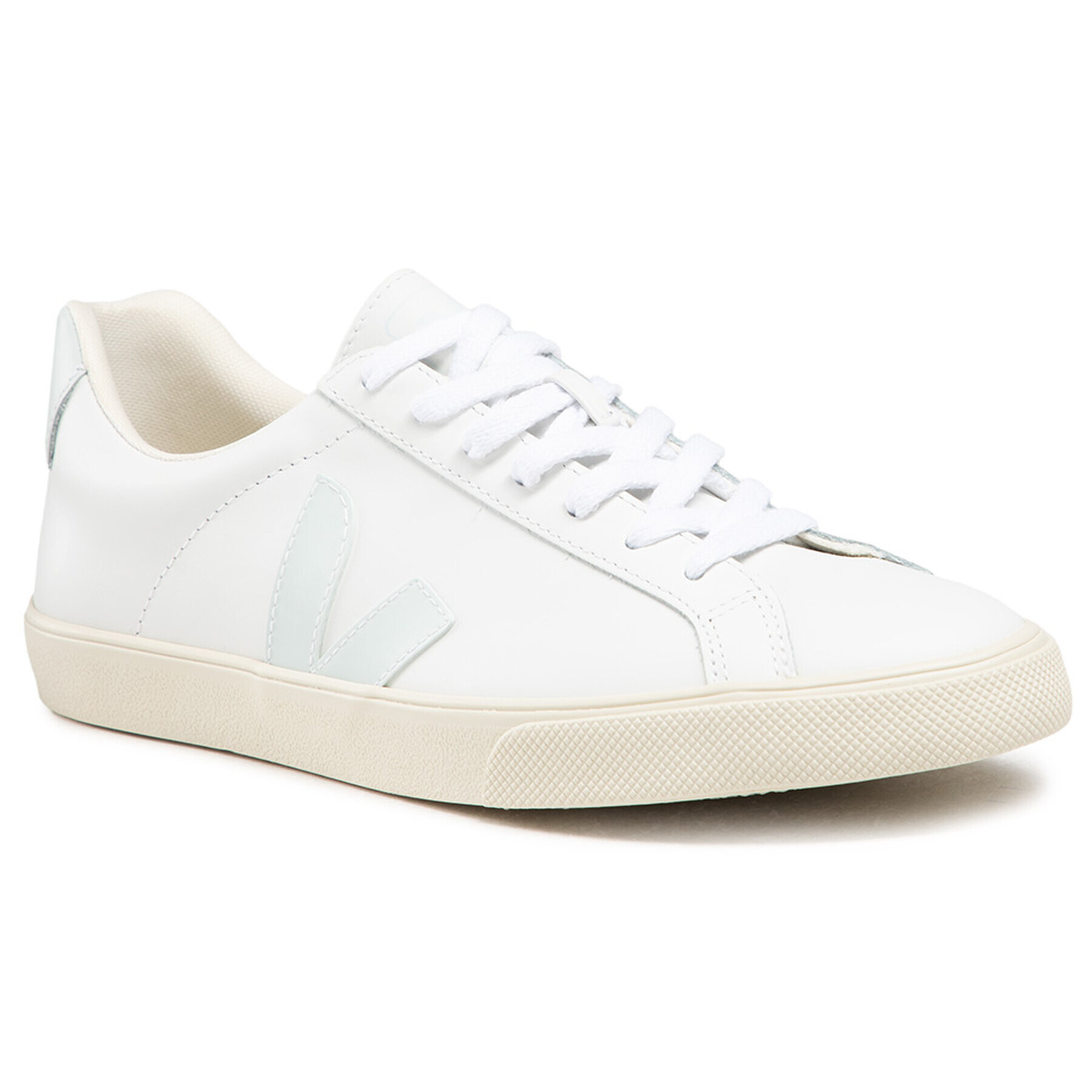 Veja Сникърси Esplar Logo Leather Extra EO022198A Бял - Pepit.bg