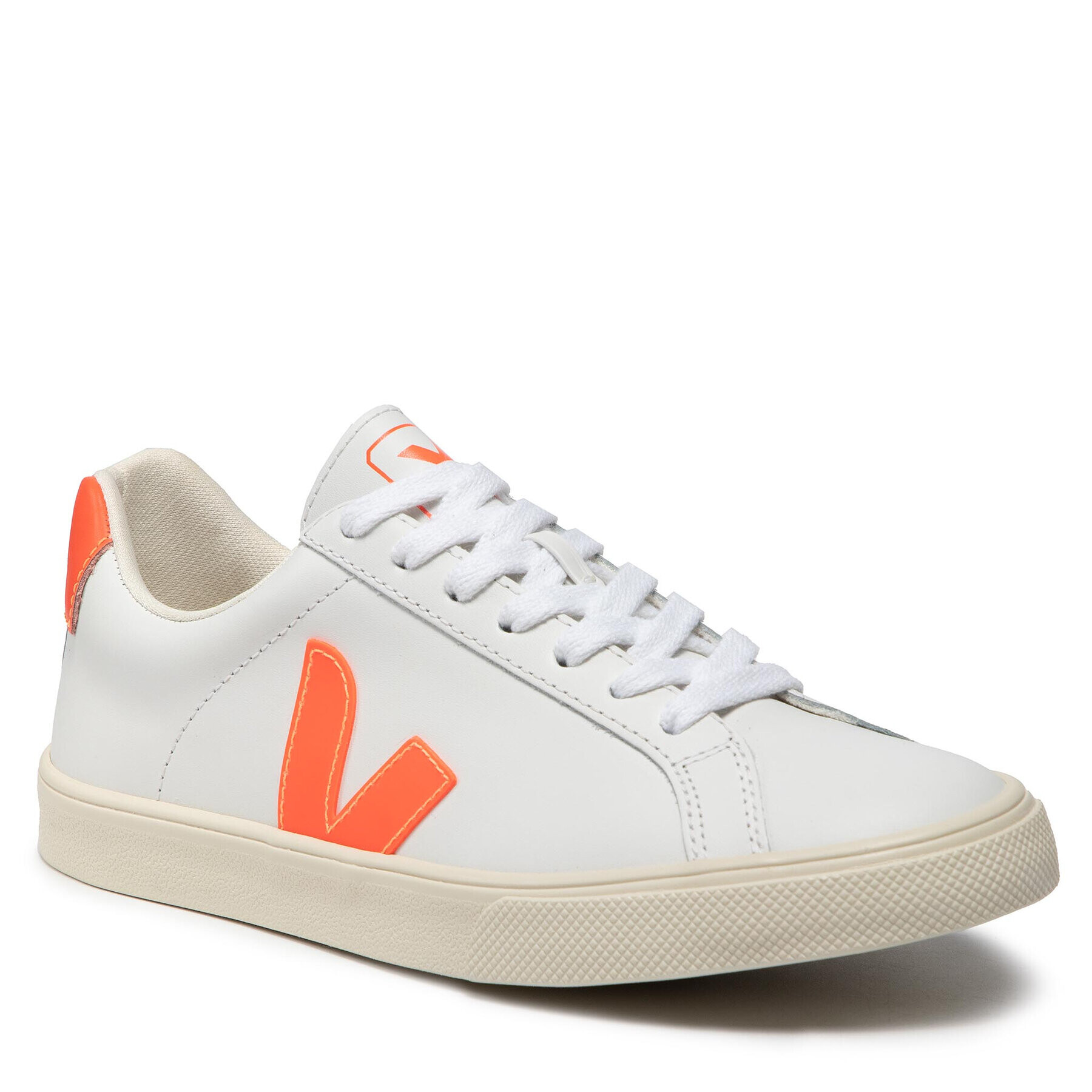 Veja Сникърси Esplar Logo Leather Extra EO022213 Бял - Pepit.bg