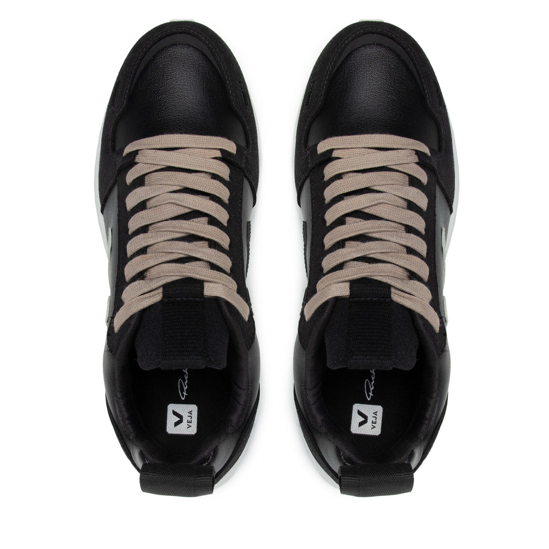 Veja Сникърси Hiking Style Cwl x Rick Owens VN072756B Черен - Pepit.bg