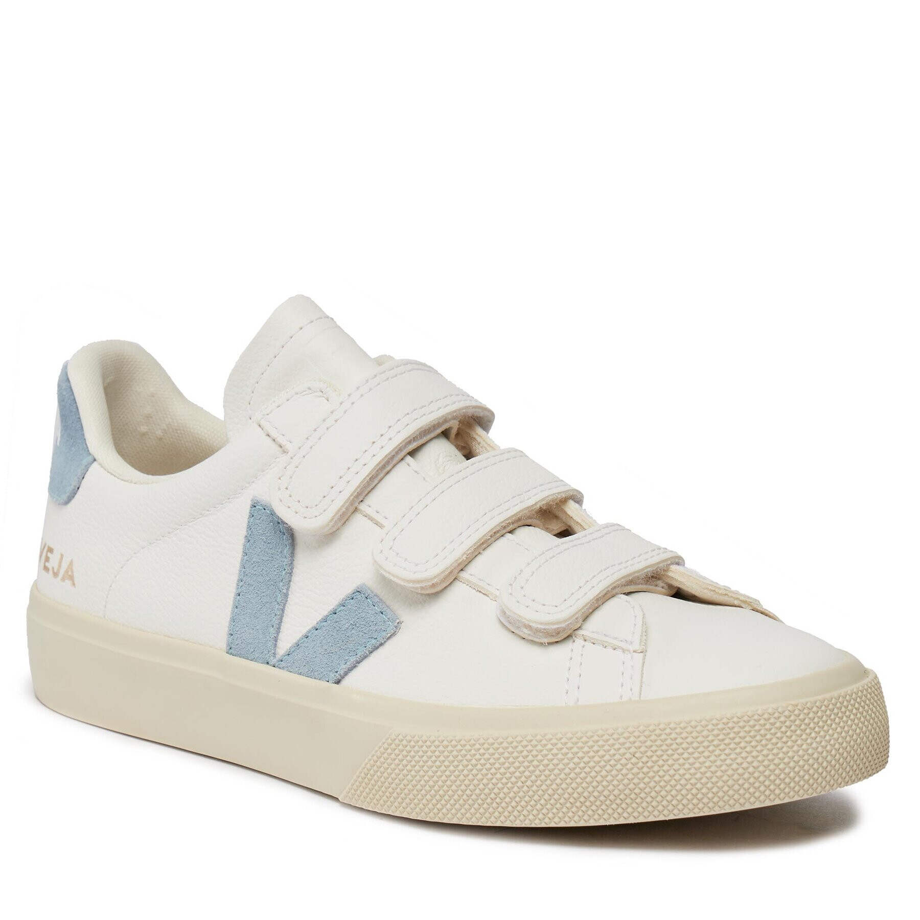 Veja Сникърси Recife Logo Chromefree Leather RC0502946A Бял - Pepit.bg