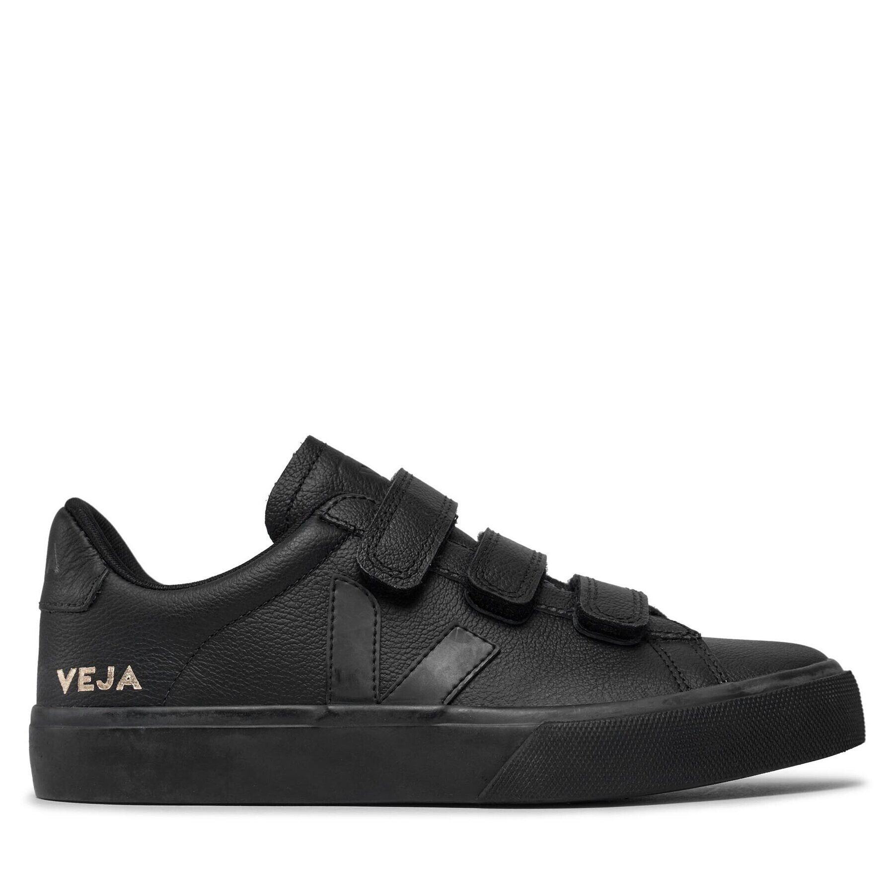 Veja Сникърси Recife Logo Chromefree Leather RC0502955A Черен - Pepit.bg