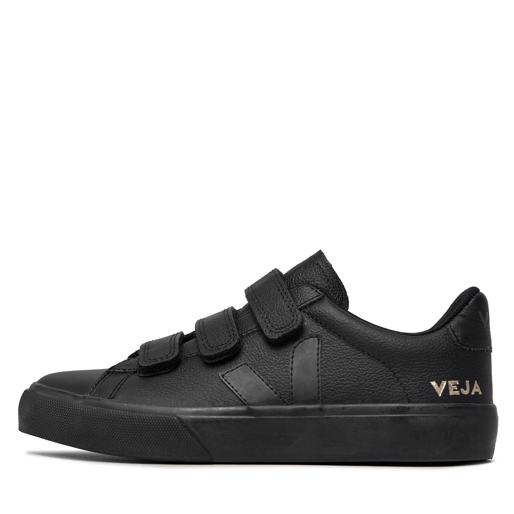 Veja Сникърси Recife Logo Chromefree Leather RC0502955A Черен - Pepit.bg