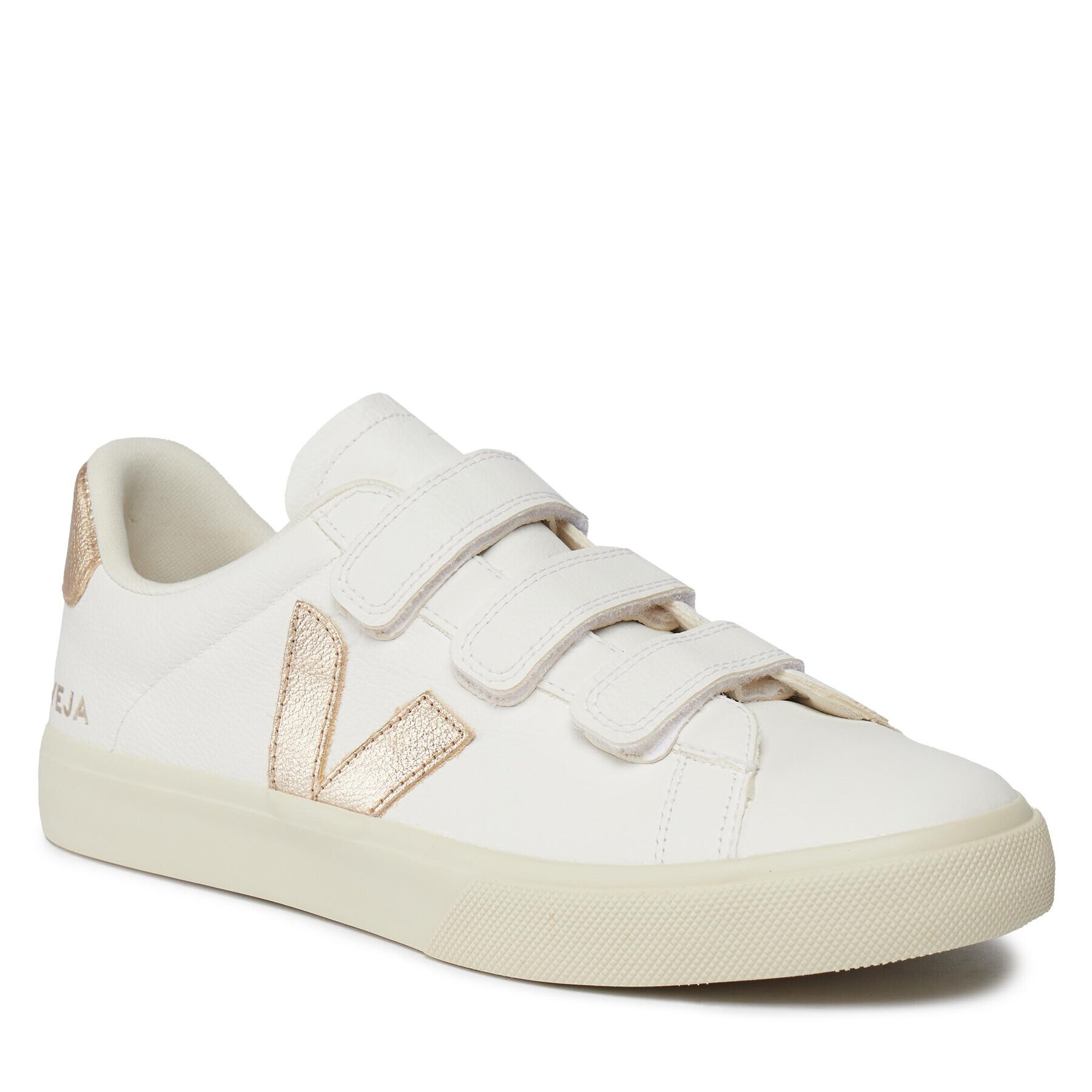 Veja Сникърси Recifee Logo Chromefree Leather RC0502762B Бял - Pepit.bg