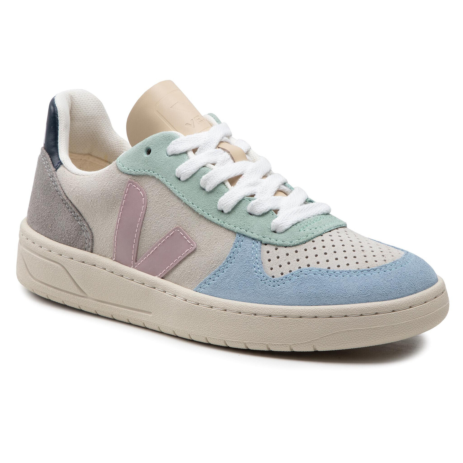 Veja Сникърси V-10 Suede VX032495A Сив - Pepit.bg