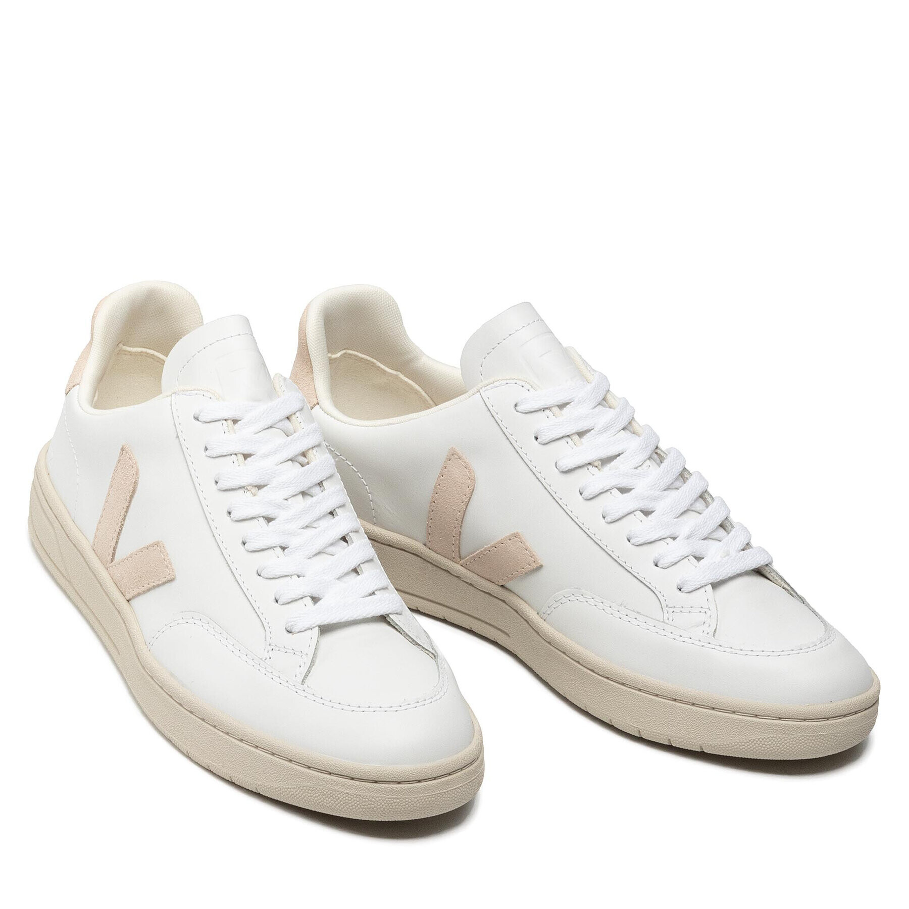 Veja Сникърси V-12 Leather XD0202335B Бял - Pepit.bg