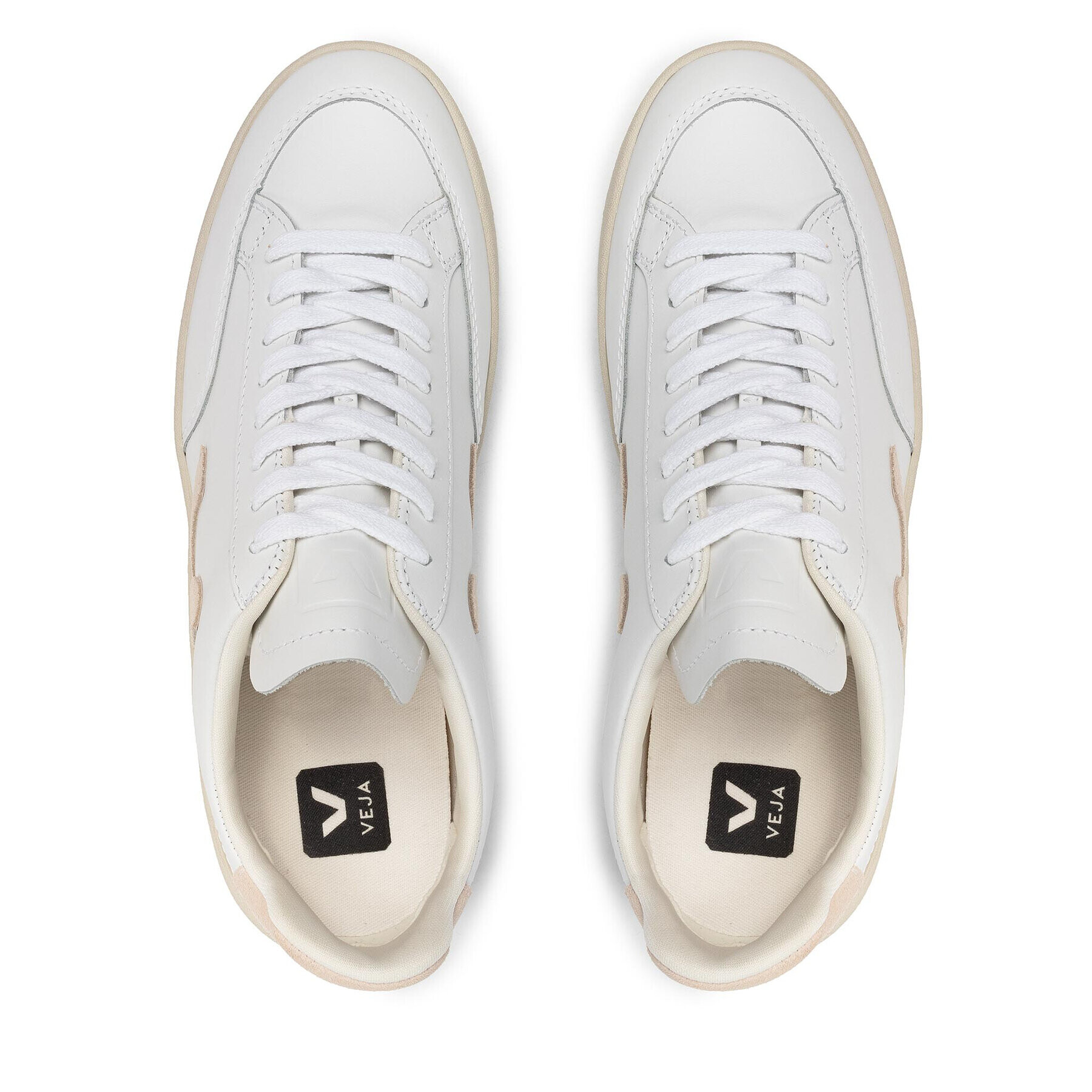 Veja Сникърси V-12 Leather XD0202335B Бял - Pepit.bg