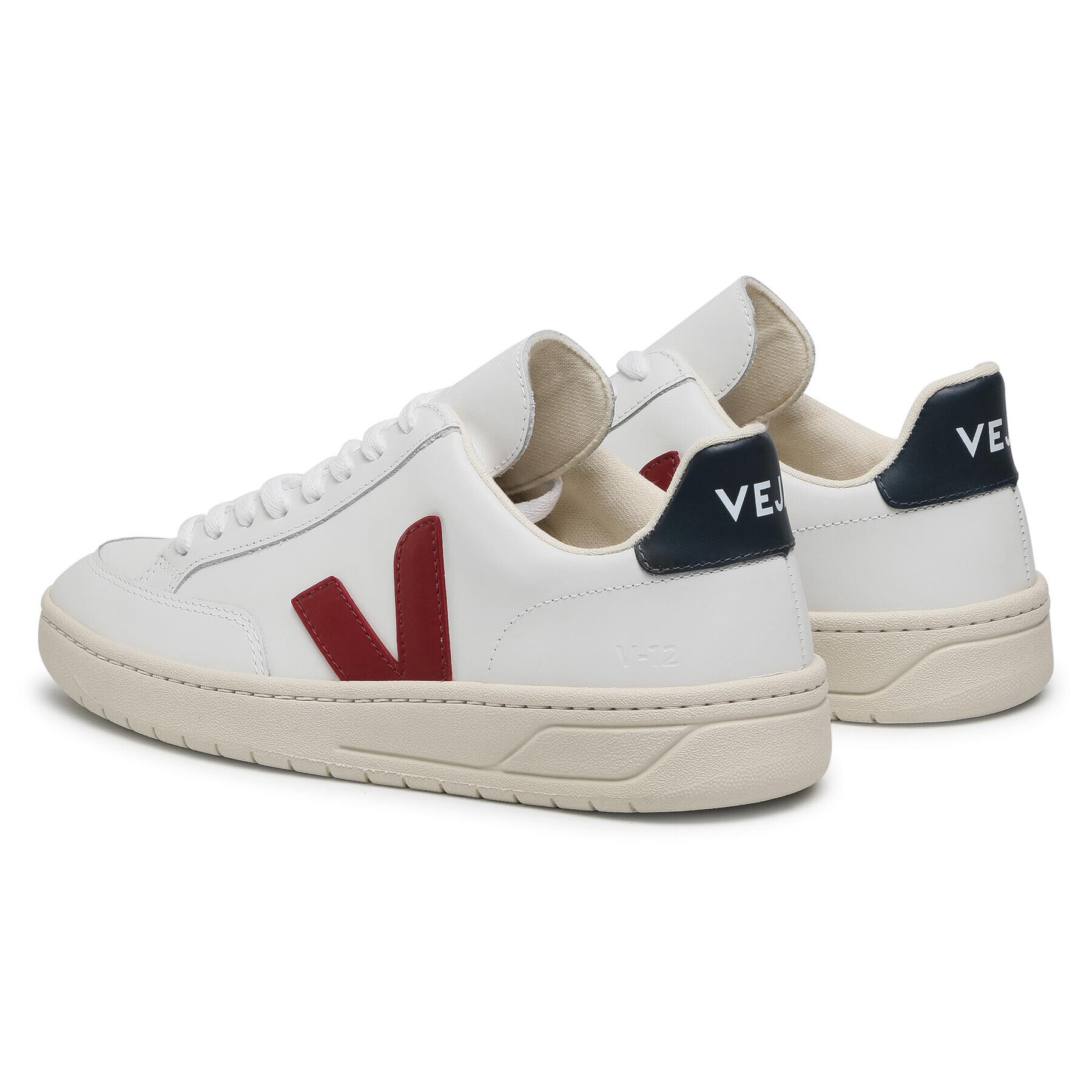 Veja Сникърси V-12 Leather XD021955V Бял - Pepit.bg