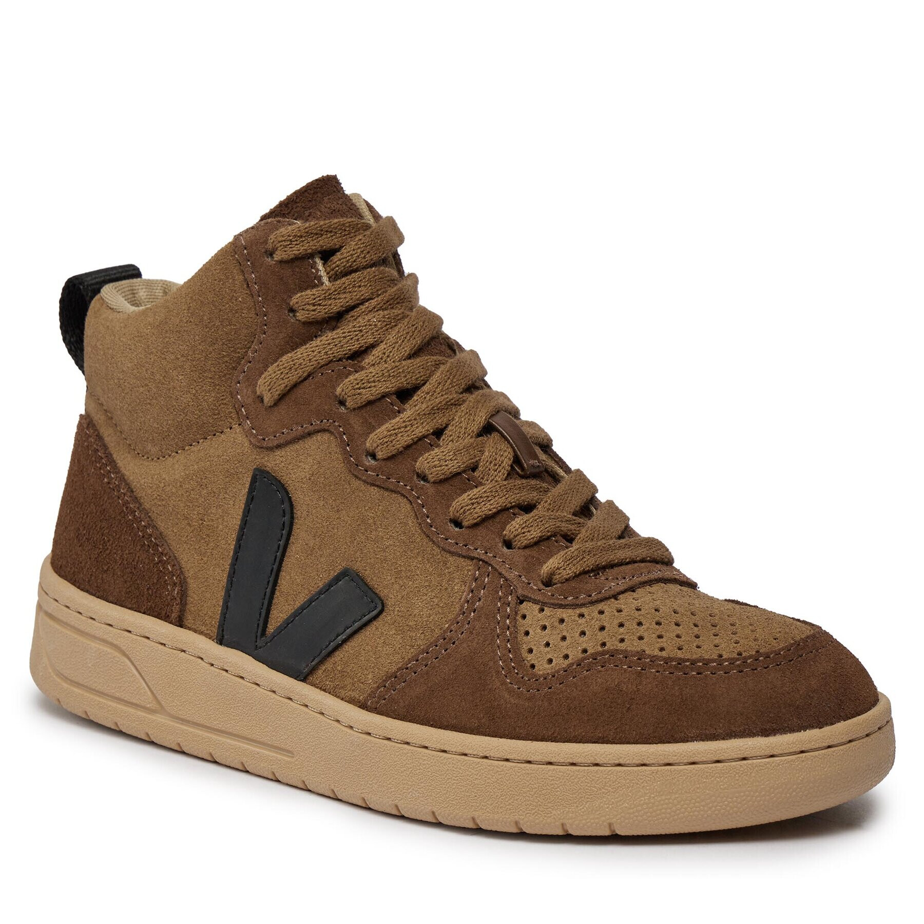 Veja Сникърси V-15 Suede VQ0303310A Кафяв - Pepit.bg