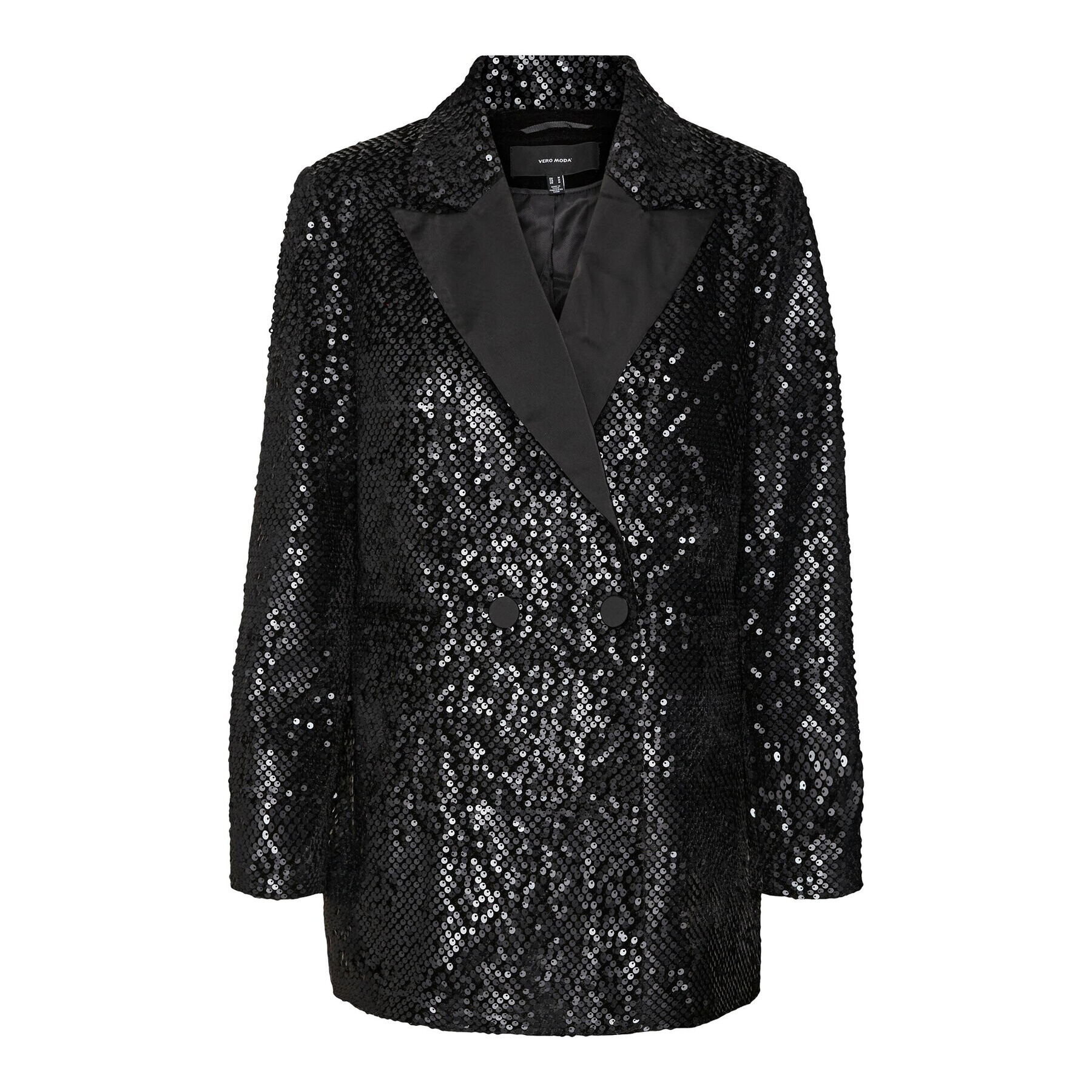 Vero Moda Сако Merle 10277739 Черен Oversize - Pepit.bg