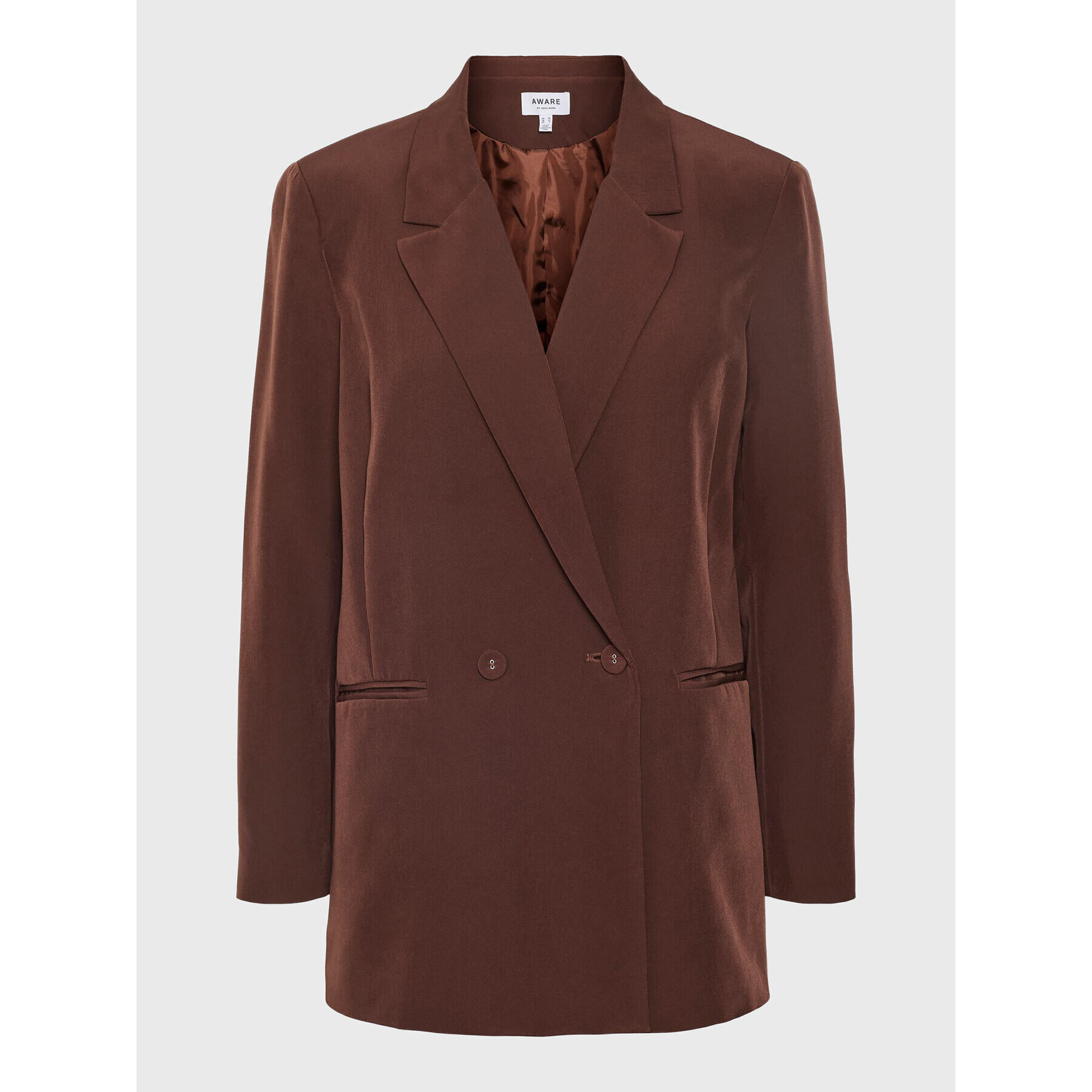 Vero Moda Сако Orlanda 10245078 Кафяв Oversize - Pepit.bg