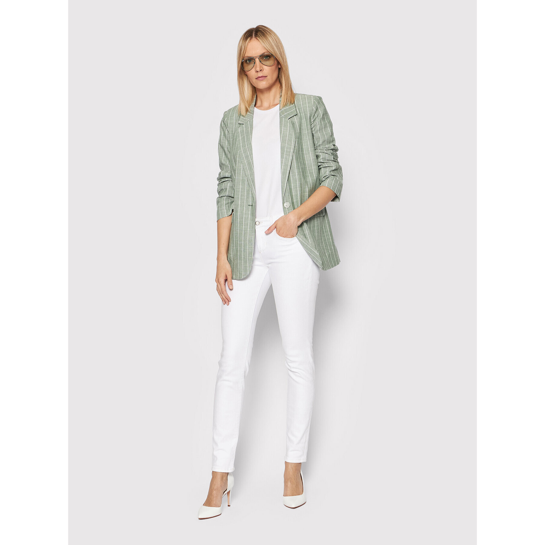 Vero Moda Сако Serena 10266125 Зелен Regular Fit - Pepit.bg