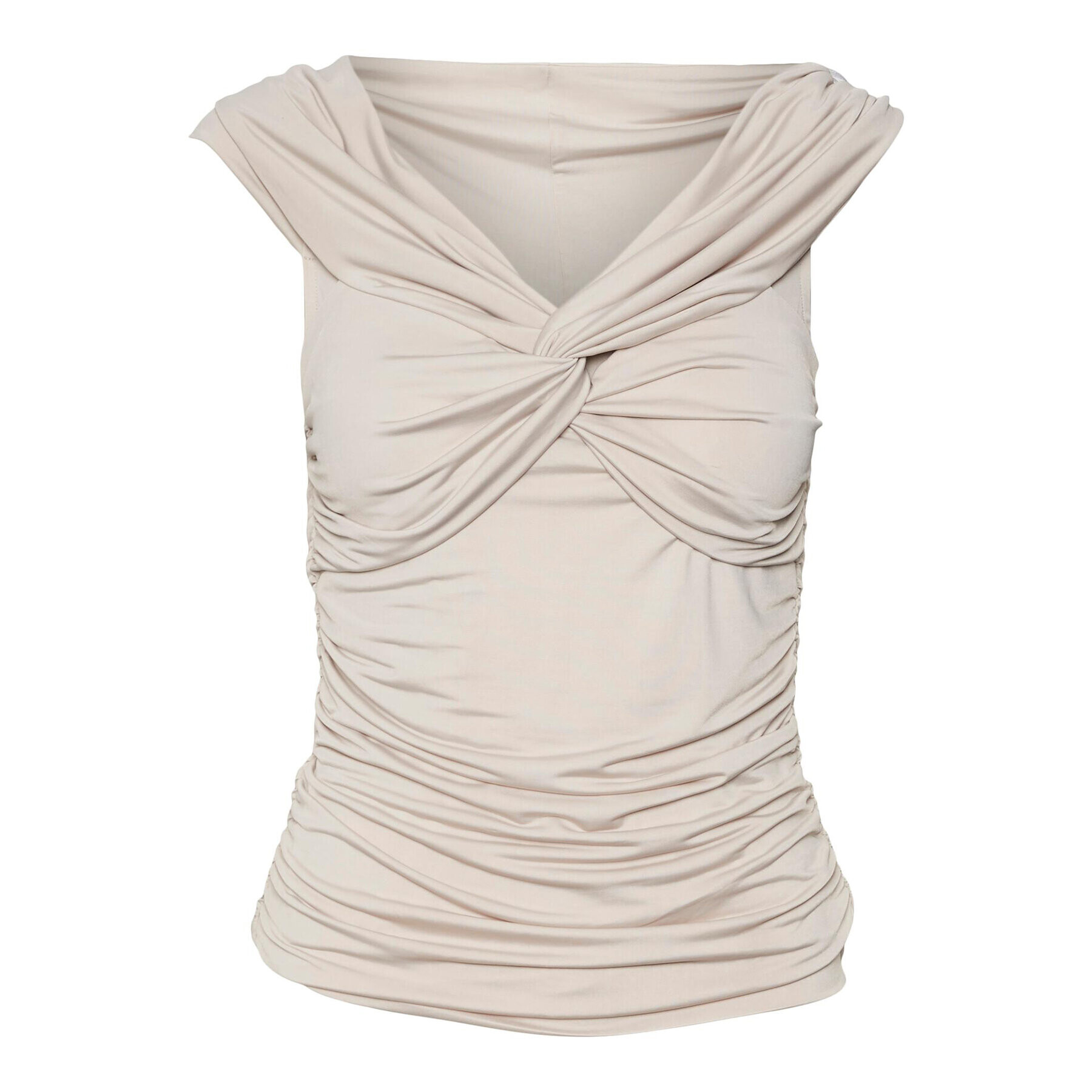 Vero Moda Блуза 10296078 Екрю Regular Fit - Pepit.bg