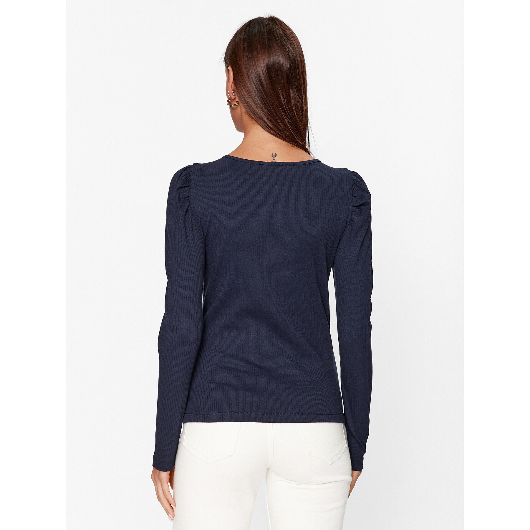 Vero Moda Блуза 10296235 Тъмносин Tight Fit - Pepit.bg