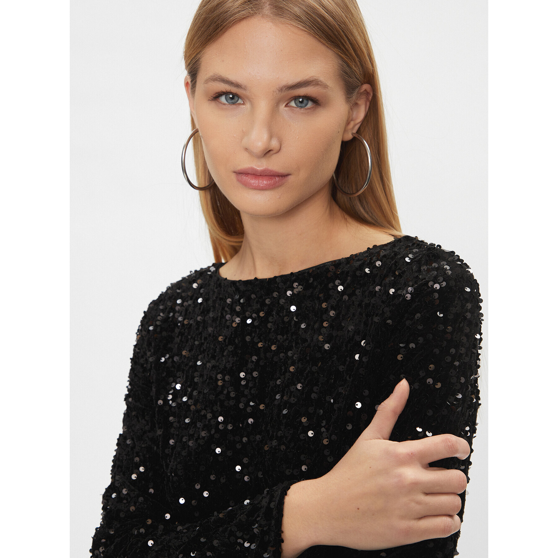 Vero Moda Блуза 10298495 Черен Regular Fit - Pepit.bg