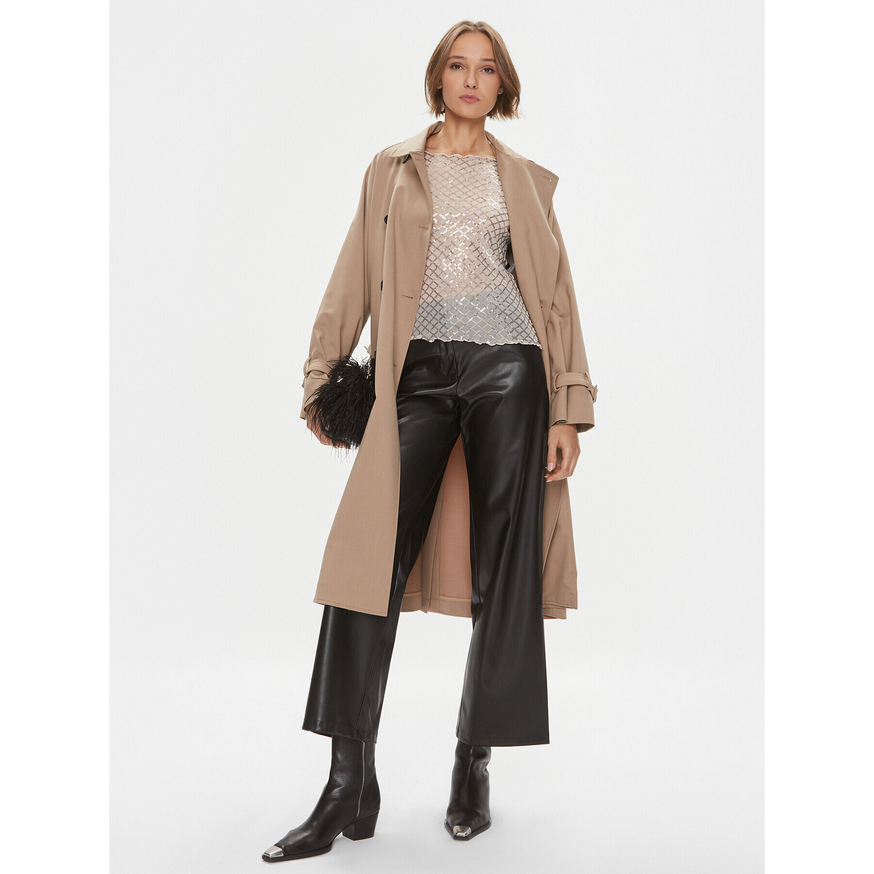 Vero Moda Блуза 10299302 Бежов Regular Fit - Pepit.bg