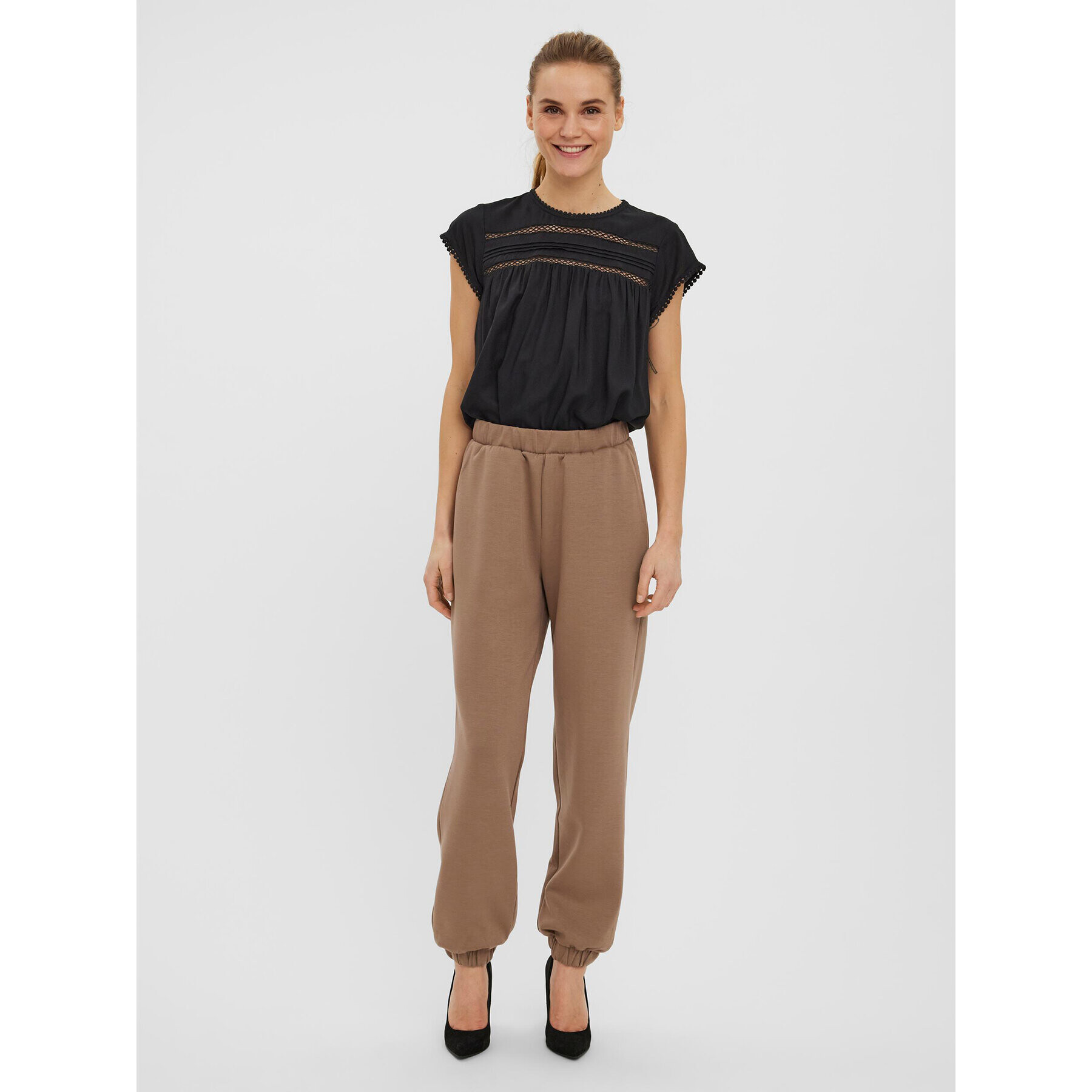 Vero Moda Блуза Debbie 10247943 Черен Regular Fit - Pepit.bg