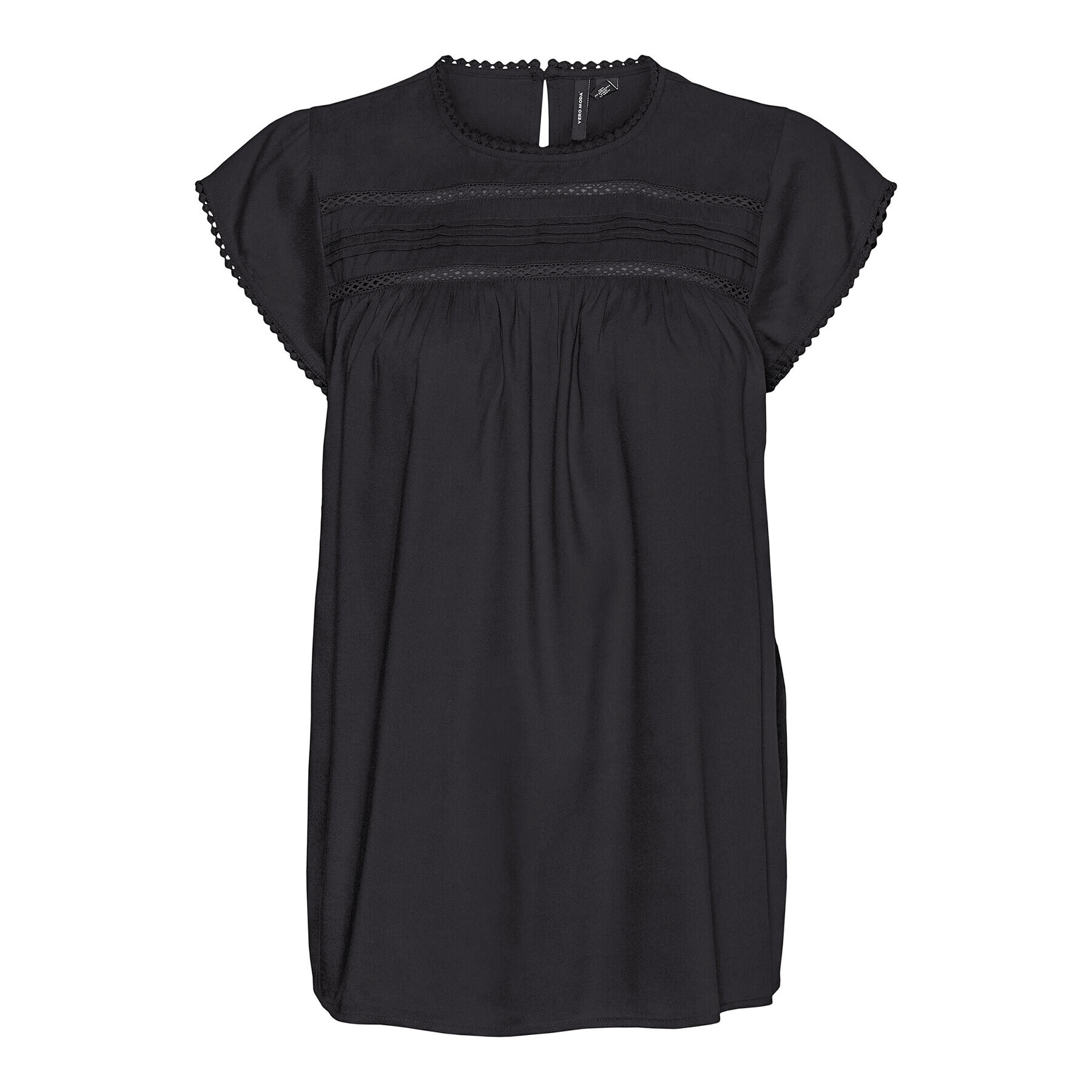 Vero Moda Блуза Debbie 10247943 Черен Regular Fit - Pepit.bg