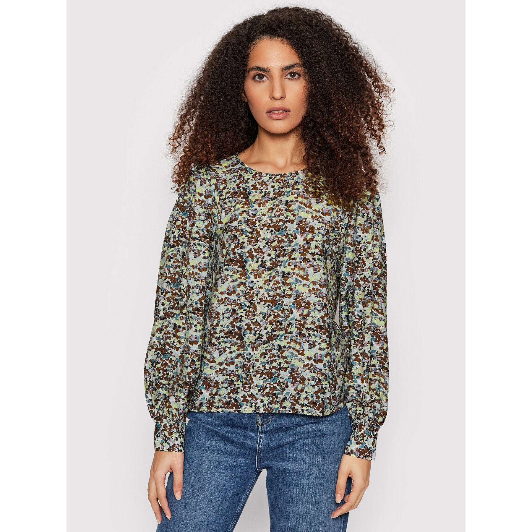 Vero Moda Блуза Dharma 10264392 Зелен Regular Fit - Pepit.bg