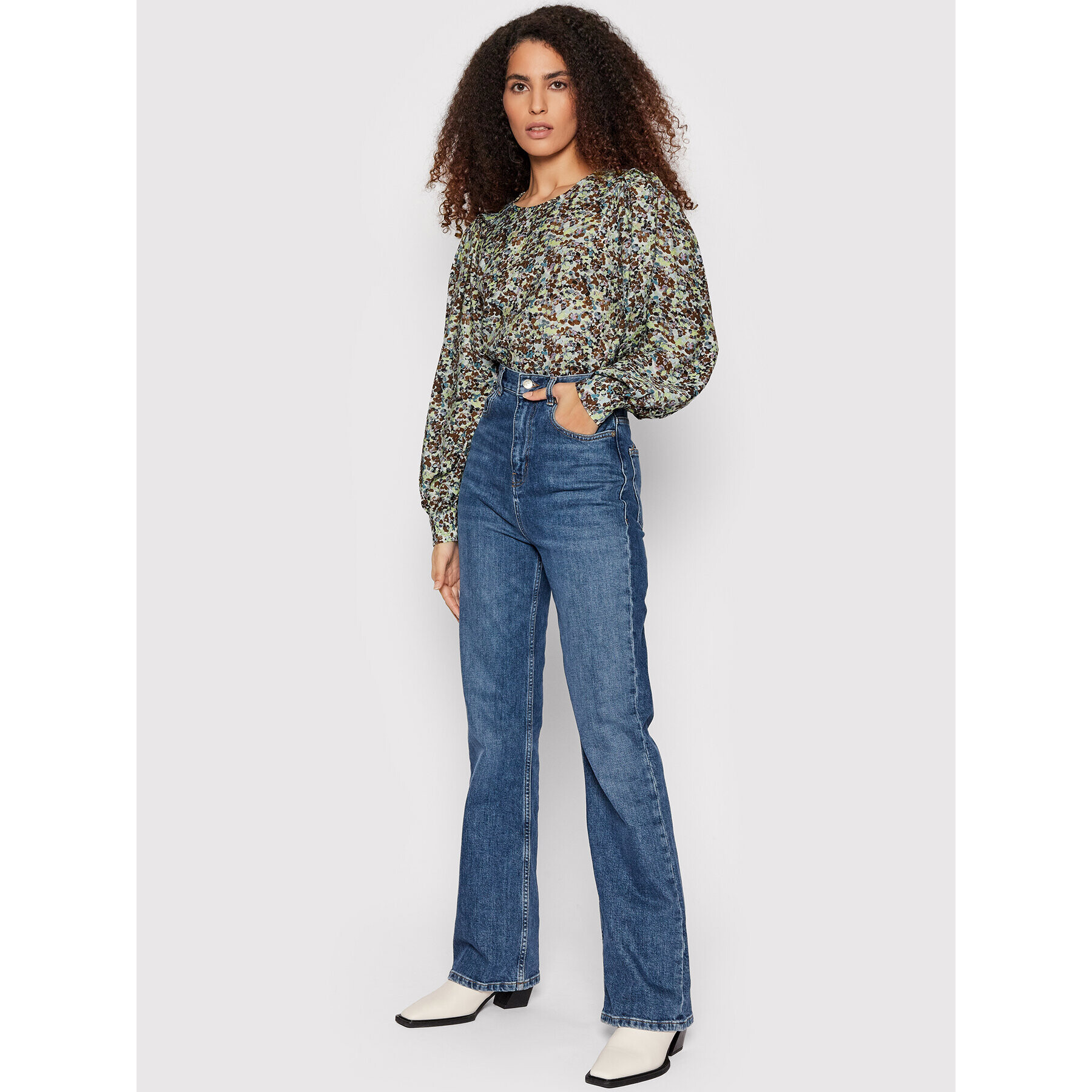 Vero Moda Блуза Dharma 10264392 Зелен Regular Fit - Pepit.bg