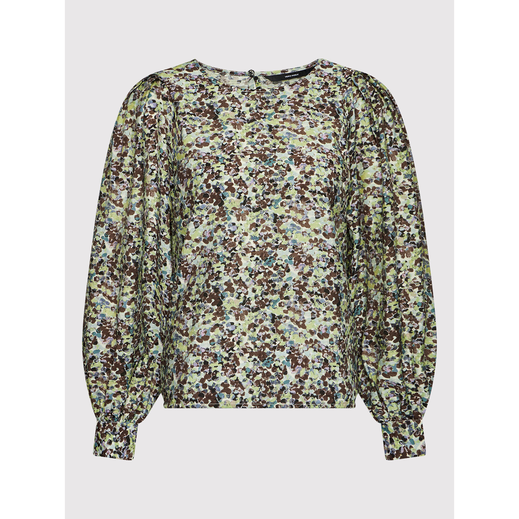 Vero Moda Блуза Dharma 10264392 Зелен Regular Fit - Pepit.bg