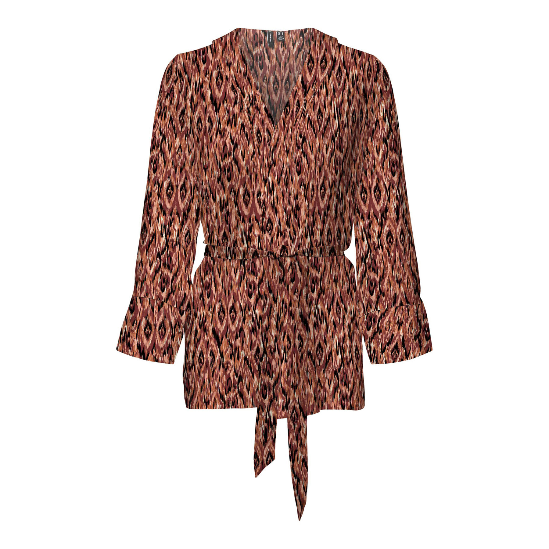 Vero Moda Блуза Easy 10297344 Кафяв Relaxed Fit - Pepit.bg