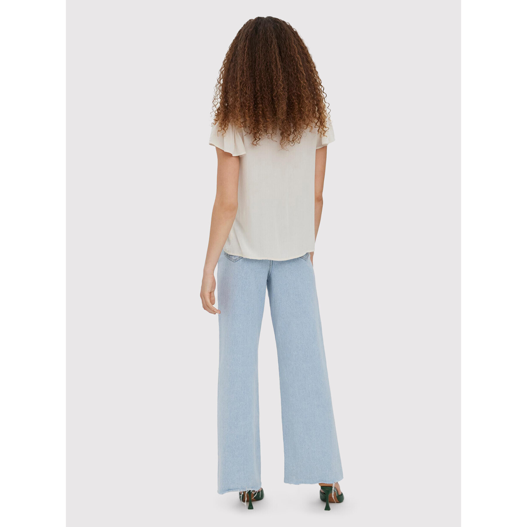 Vero Moda Блуза Gina 10277296 Сив Regular Fit - Pepit.bg