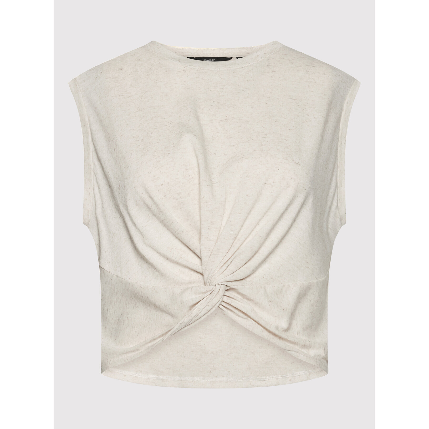 Vero Moda Блуза June 10262295 Бежов Regular Fit - Pepit.bg