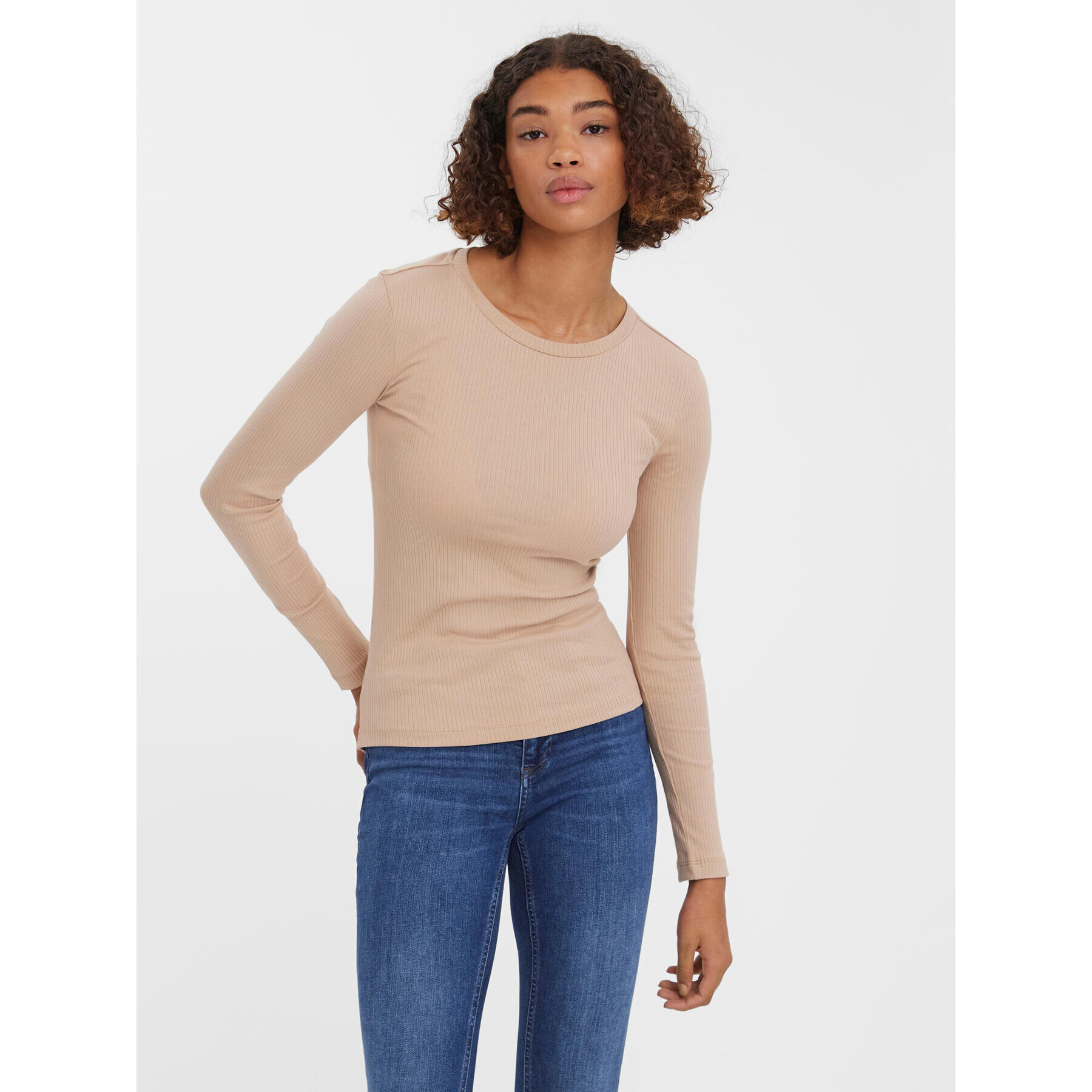 Vero Moda Блуза Lavender 10268932 Бежов Regular Fit - Pepit.bg