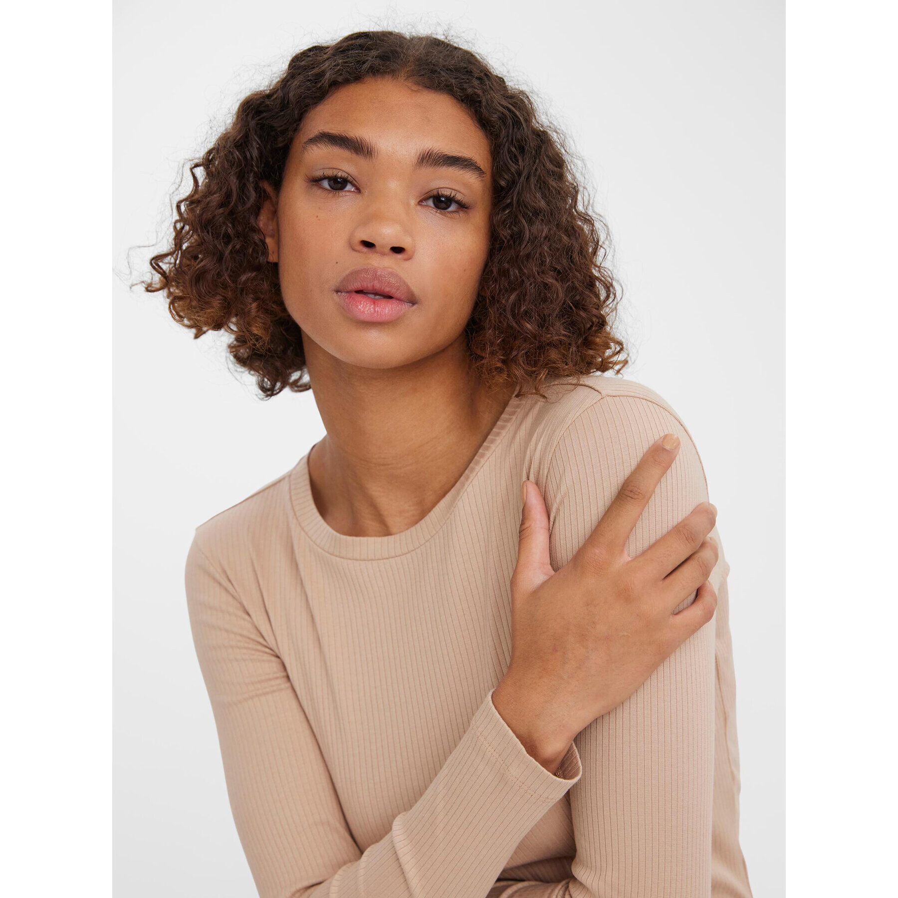 Vero Moda Блуза Lavender 10268932 Бежов Regular Fit - Pepit.bg