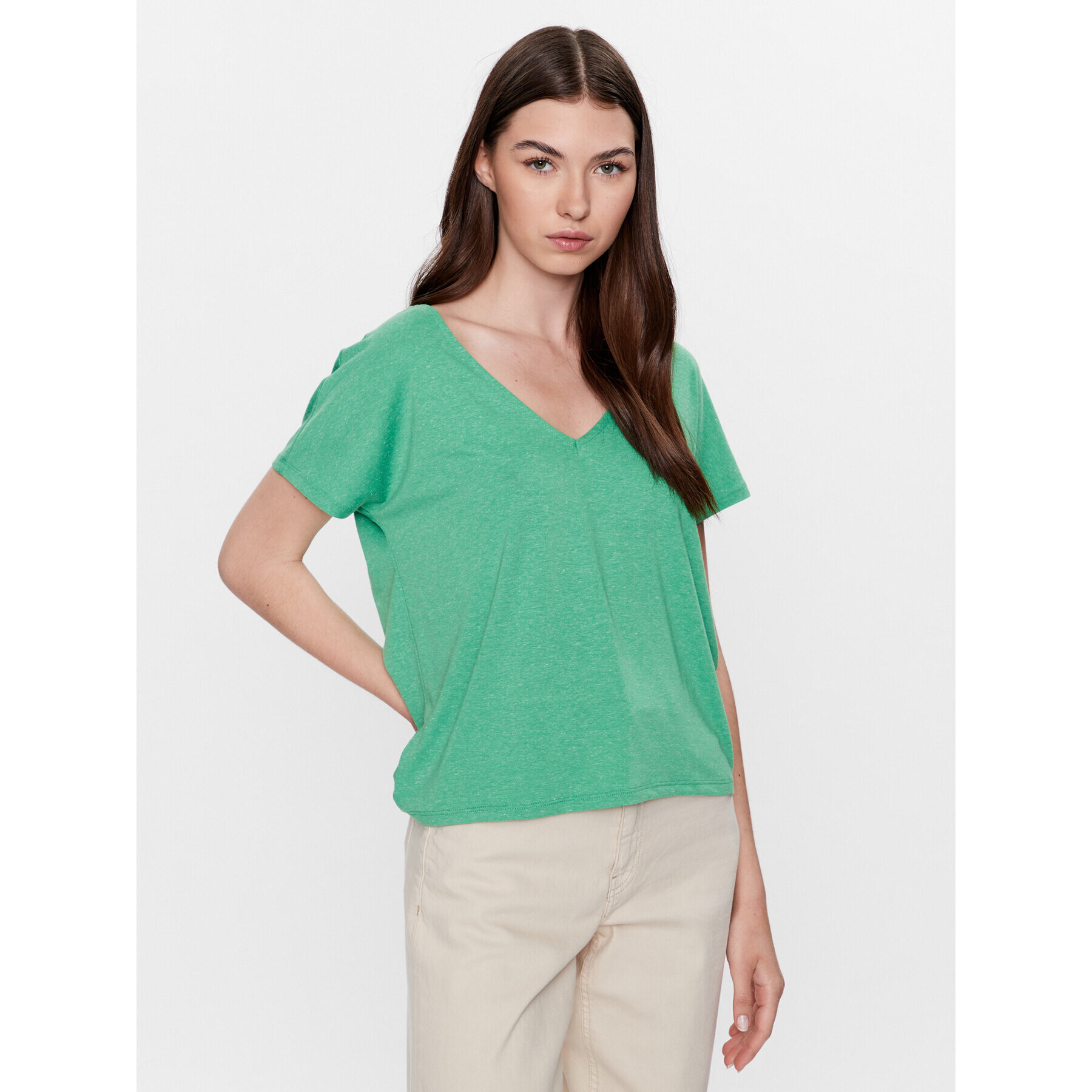 Vero Moda Блуза Marijune 10281911 Зелен Regular Fit - Pepit.bg