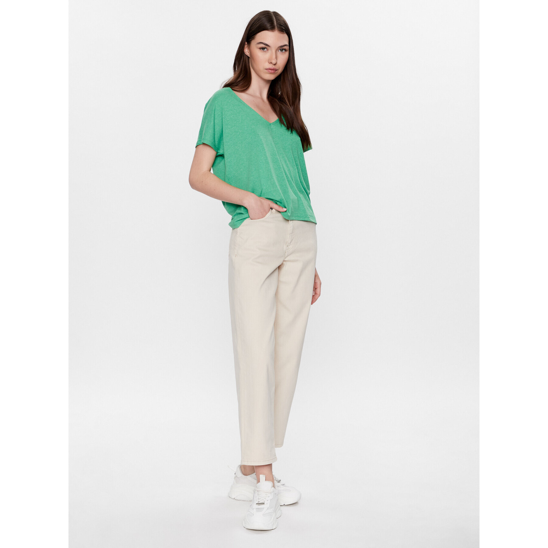Vero Moda Блуза Marijune 10281911 Зелен Regular Fit - Pepit.bg