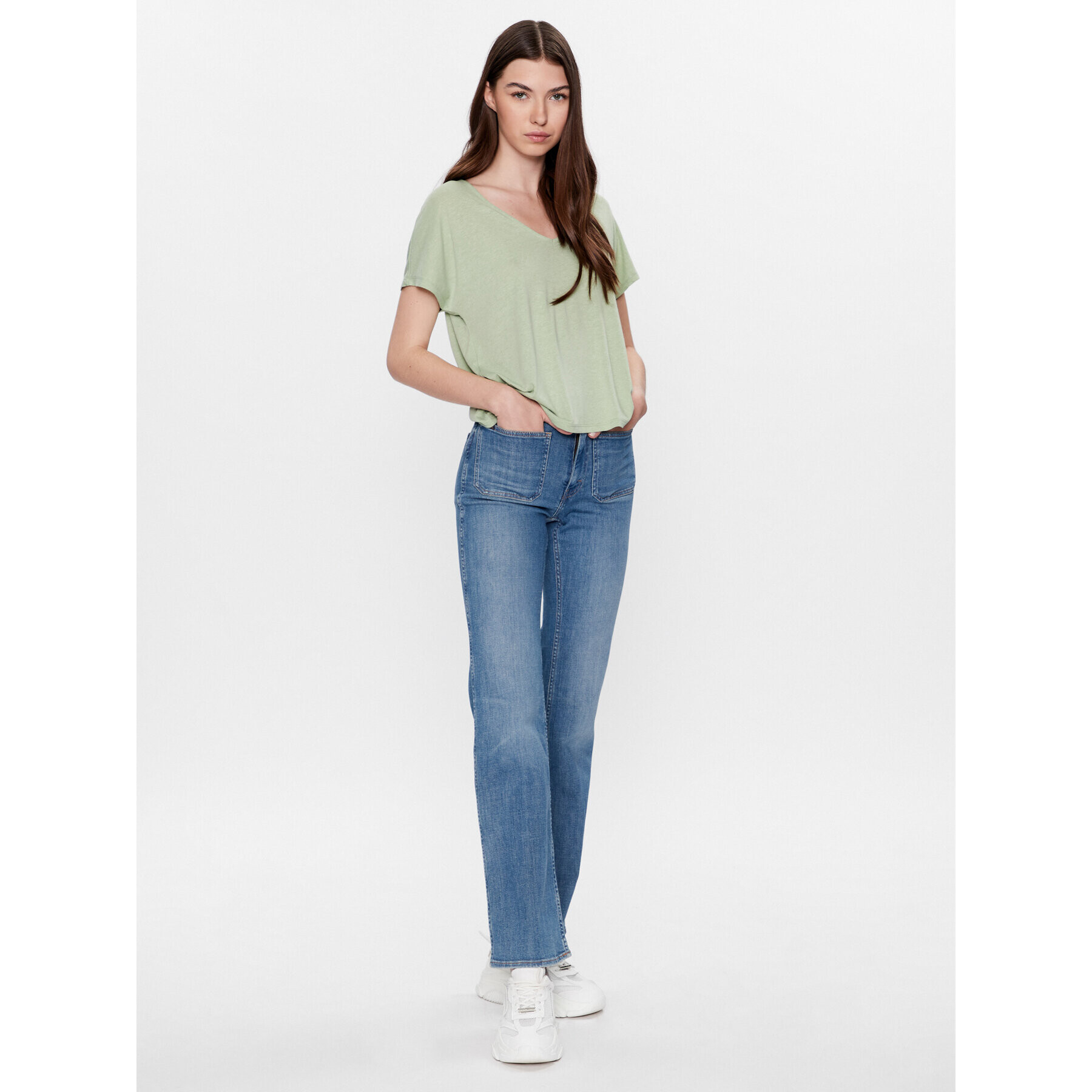 Vero Moda Блуза Marijune 10281911 Зелен Regular Fit - Pepit.bg