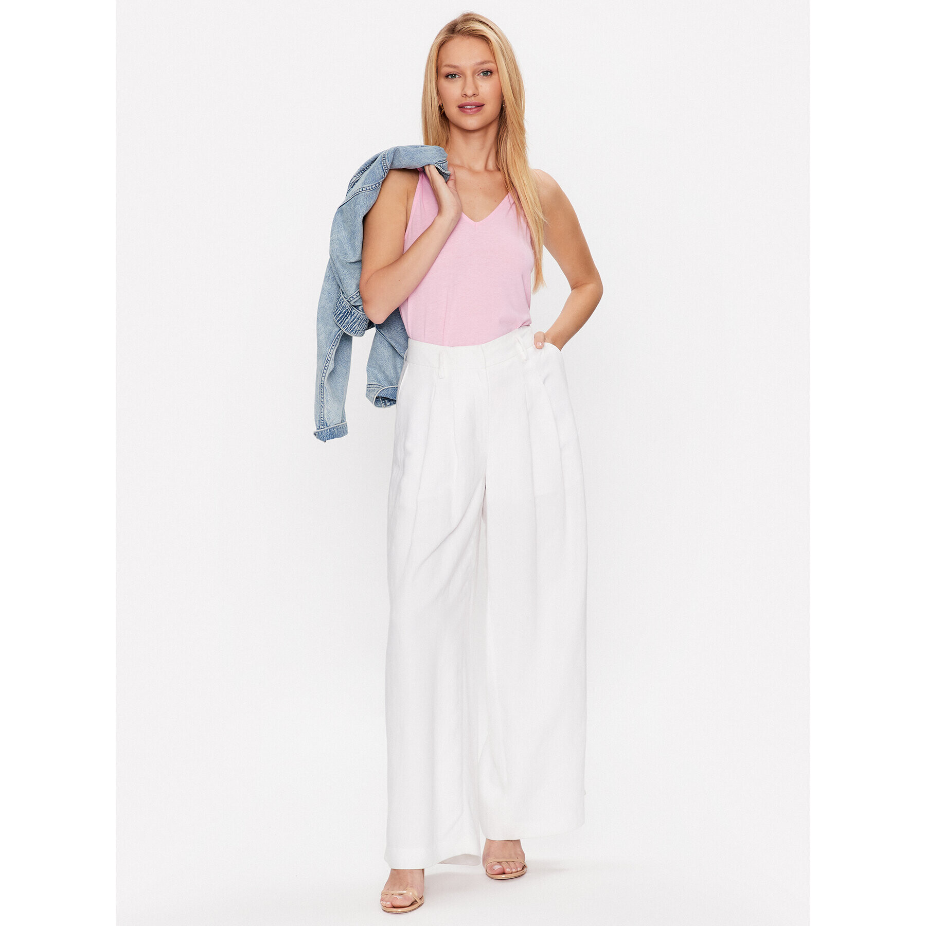 Vero Moda Блуза Marijune 10281931 Розов Regular Fit - Pepit.bg