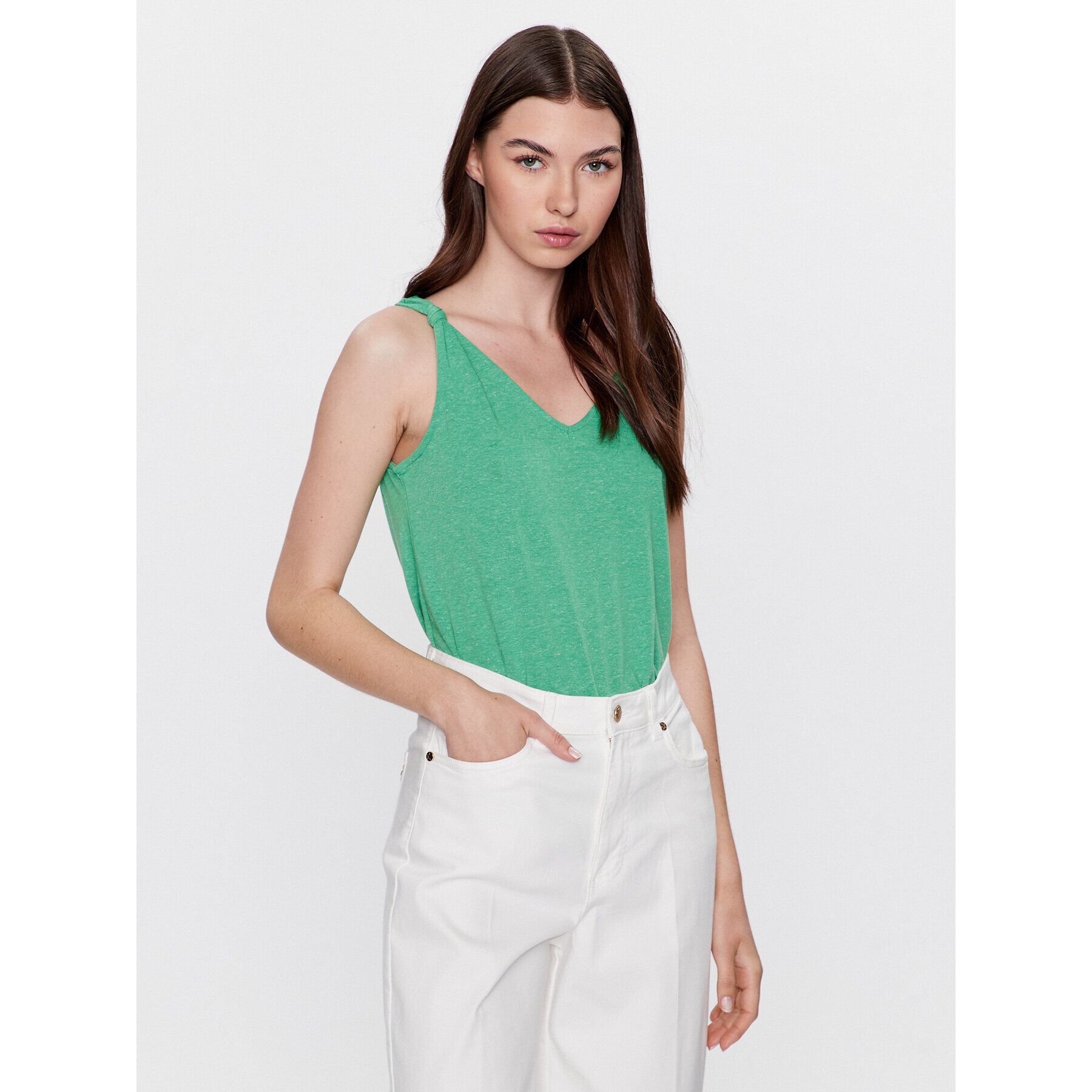 Vero Moda Блуза Marijune 10281931 Зелен Regular Fit - Pepit.bg