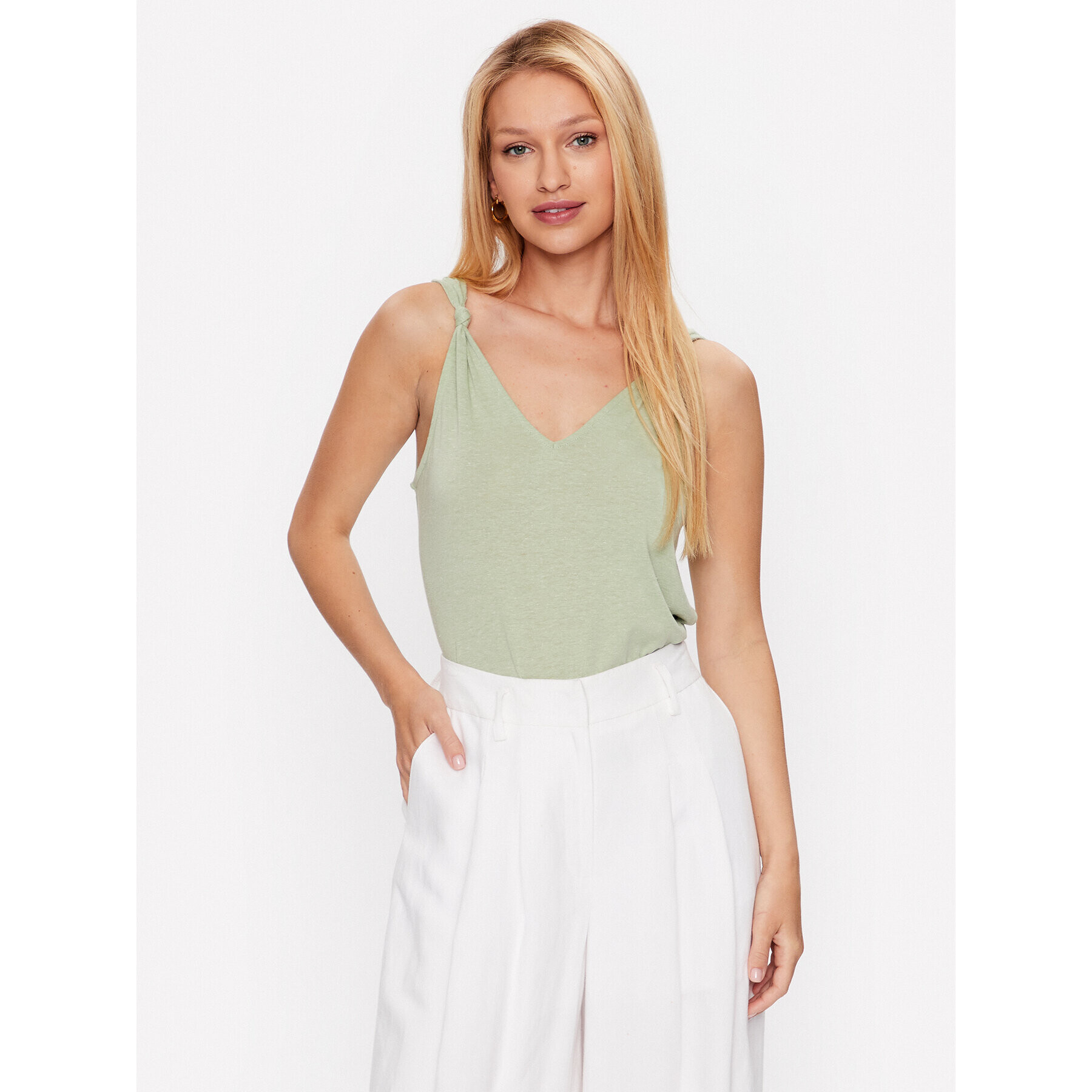 Vero Moda Блуза Marijune 10281931 Зелен Regular Fit - Pepit.bg