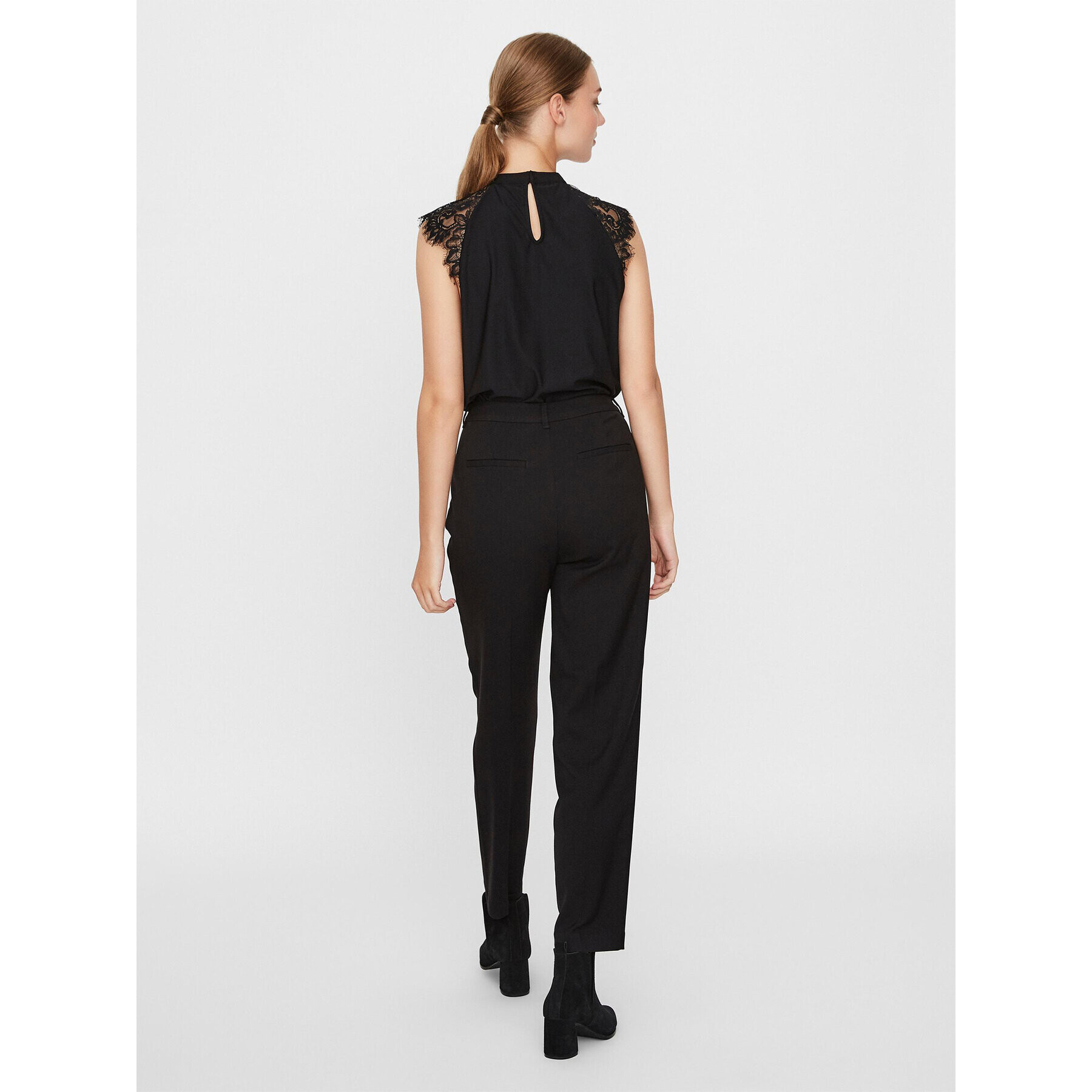 Vero Moda Блуза Milla 10226072 Черен Regular Fit - Pepit.bg