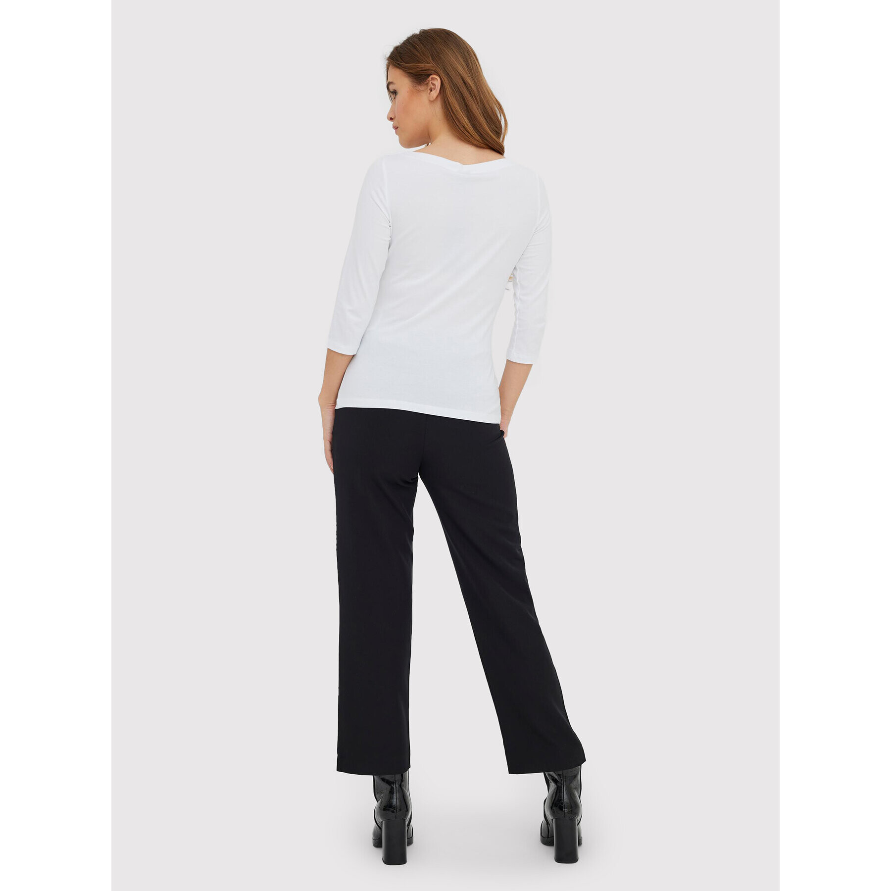 Vero Moda Блуза Panda 10274133 Бял Regular Fit - Pepit.bg