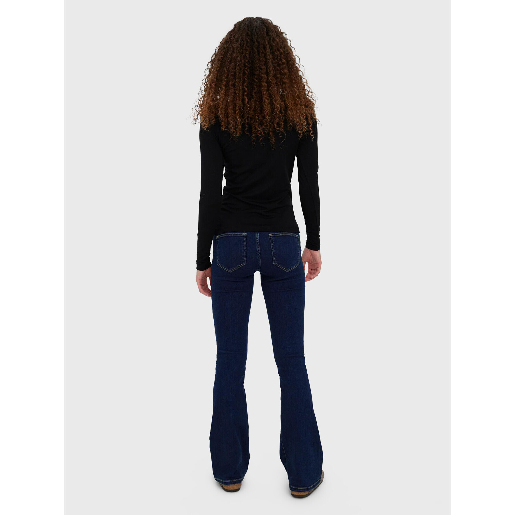 Vero Moda Блуза Panda 10274134 Черен Slim Fit - Pepit.bg
