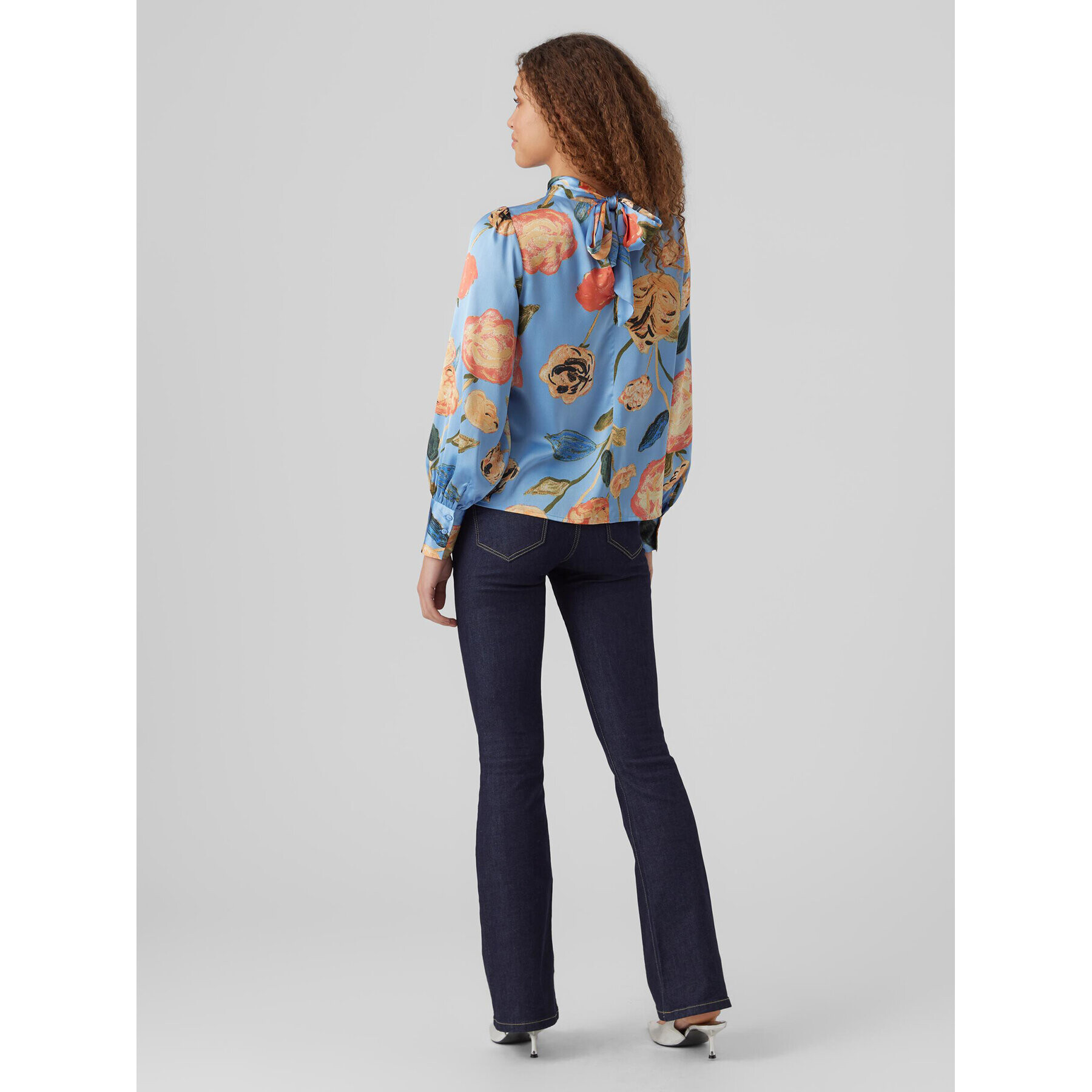 Vero Moda Блуза Renee 10282217 Син Standard Fit - Pepit.bg
