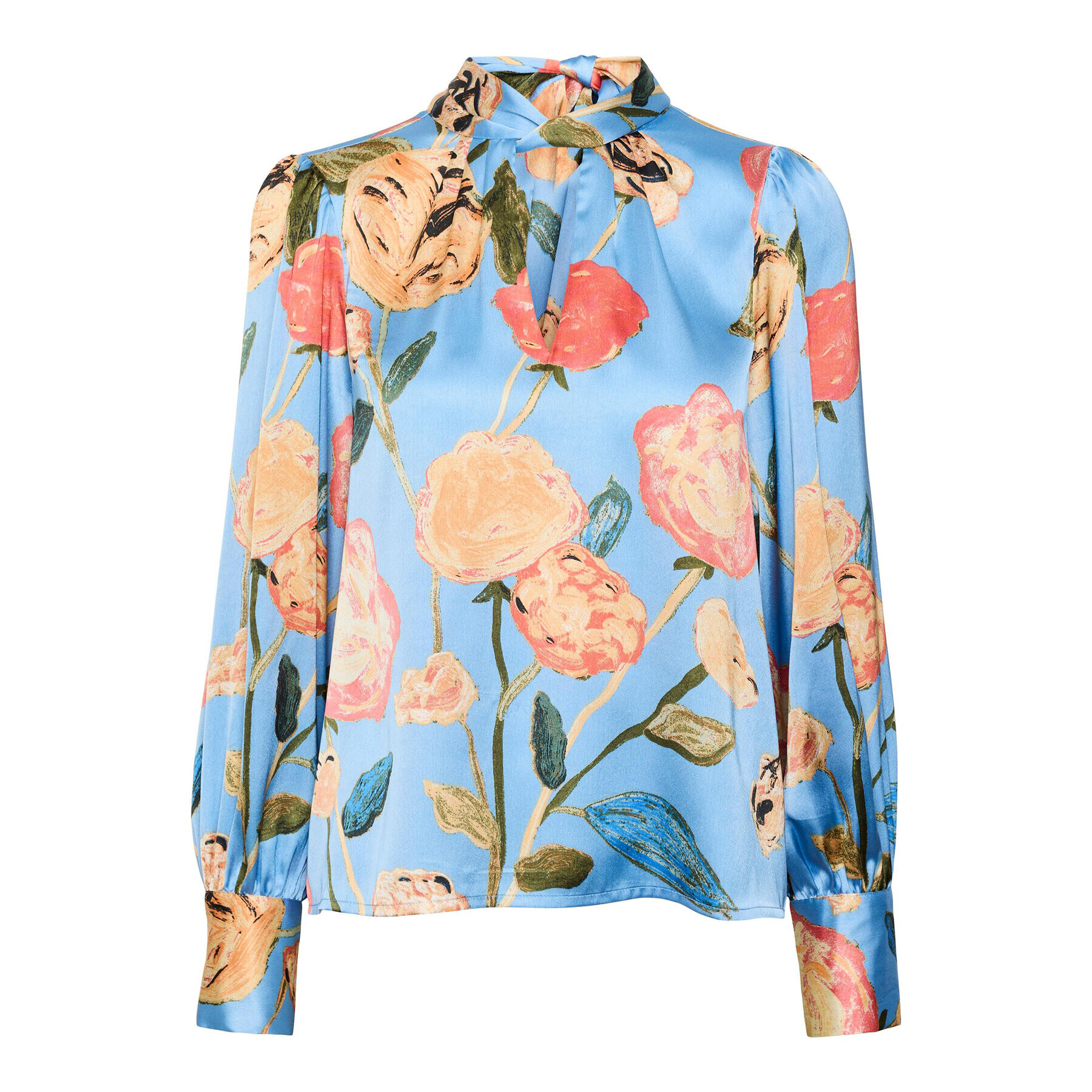 Vero Moda Блуза Renee 10282217 Син Standard Fit - Pepit.bg