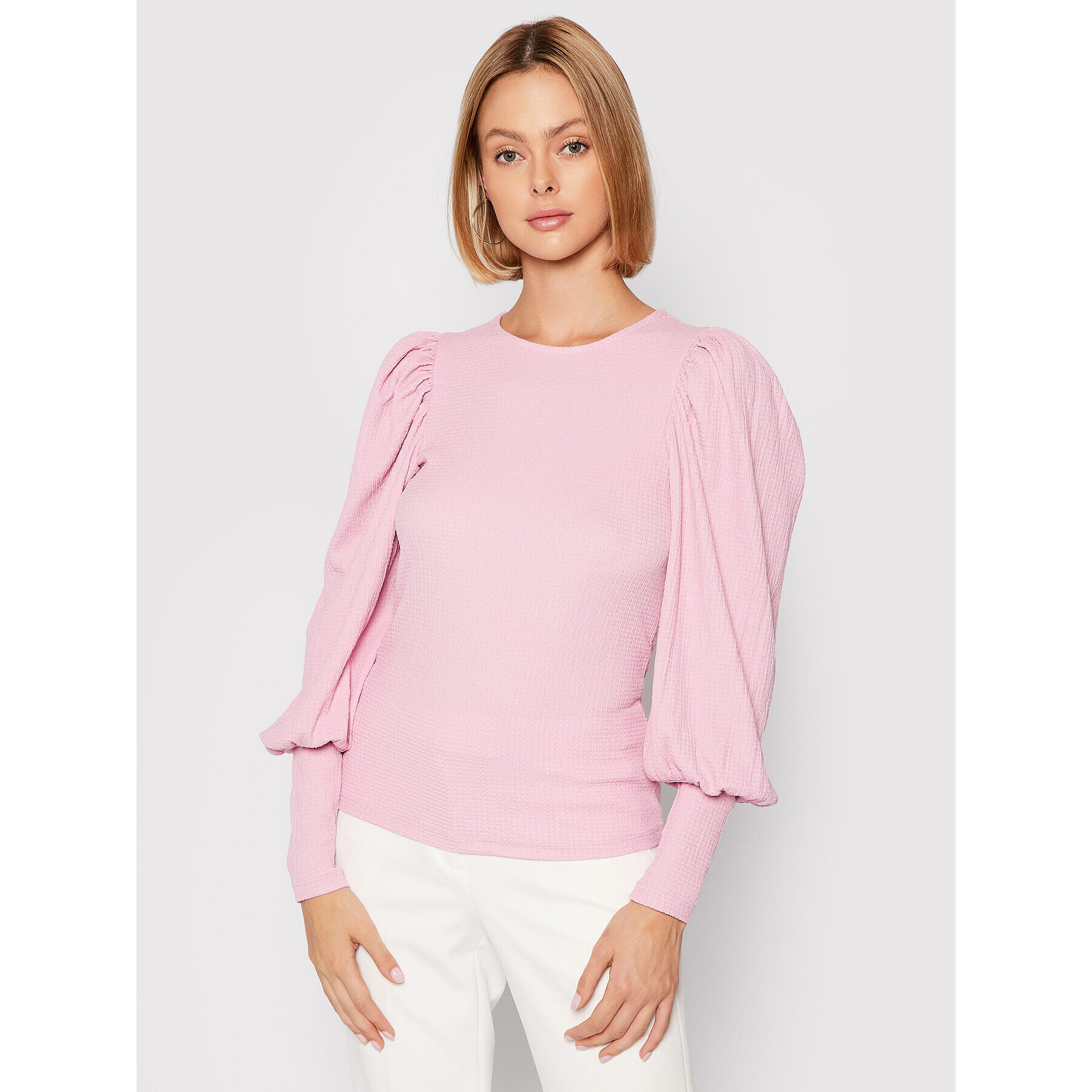 Vero Moda Блуза Sie 10238484 Розов Slim Fit - Pepit.bg