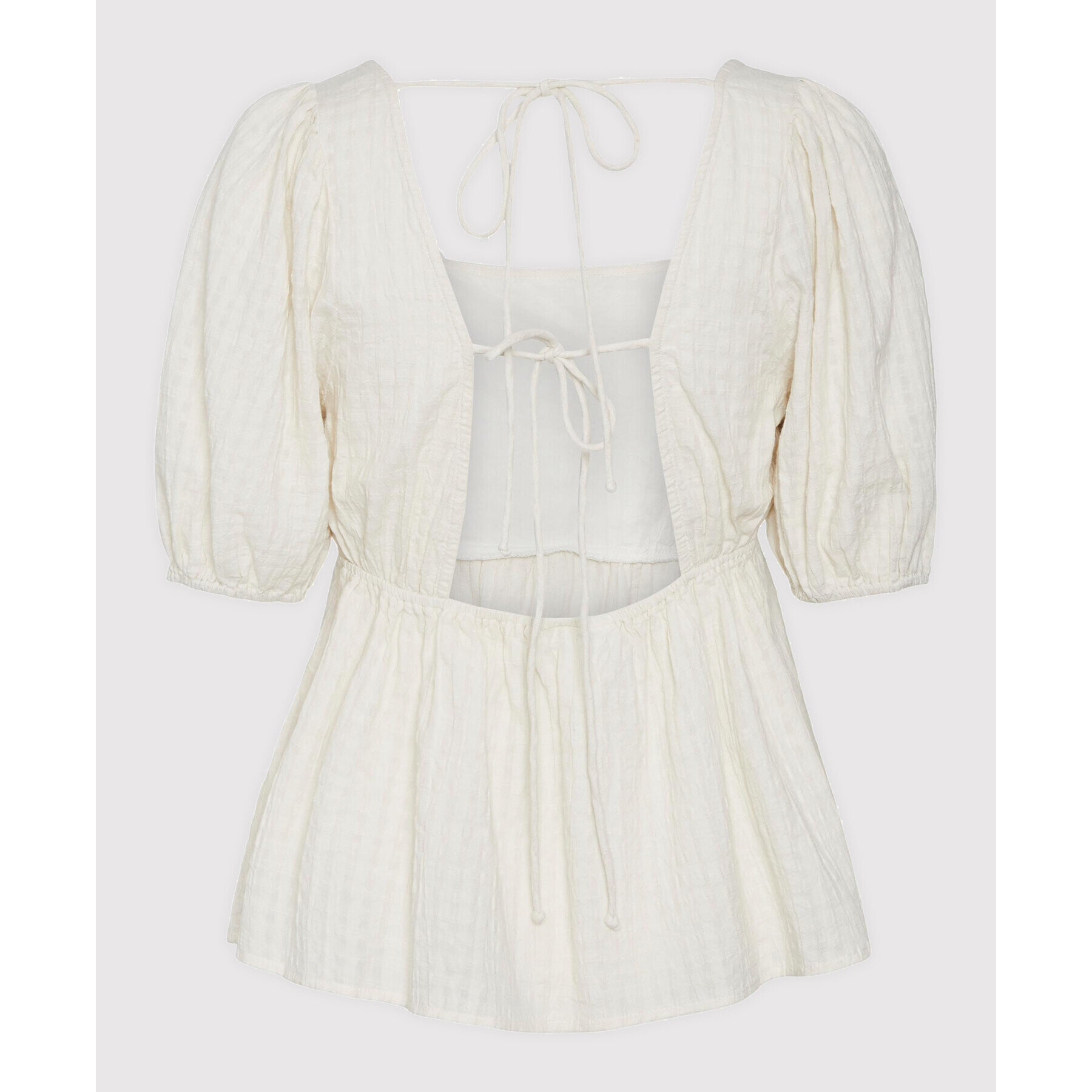 Vero Moda Блуза Tabita 10264614 Екрю Regular Fit - Pepit.bg