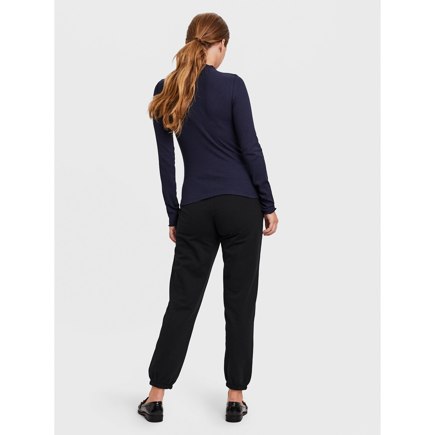 Vero Moda Блуза Vio 10259206 Тъмносин Slim Fit - Pepit.bg