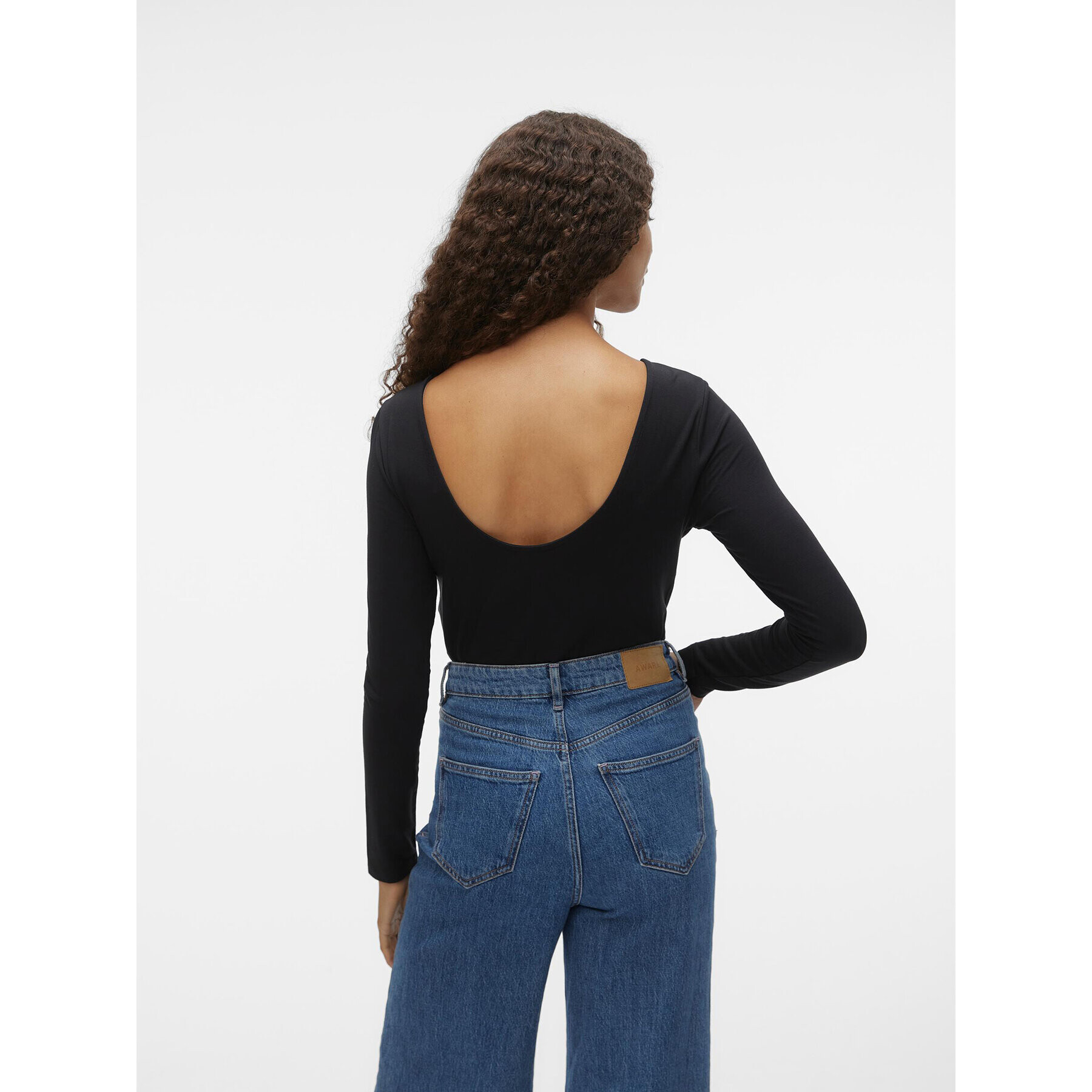 Vero Moda Боди AWARE Heaven 10298465 Черен Slim Fit - Pepit.bg