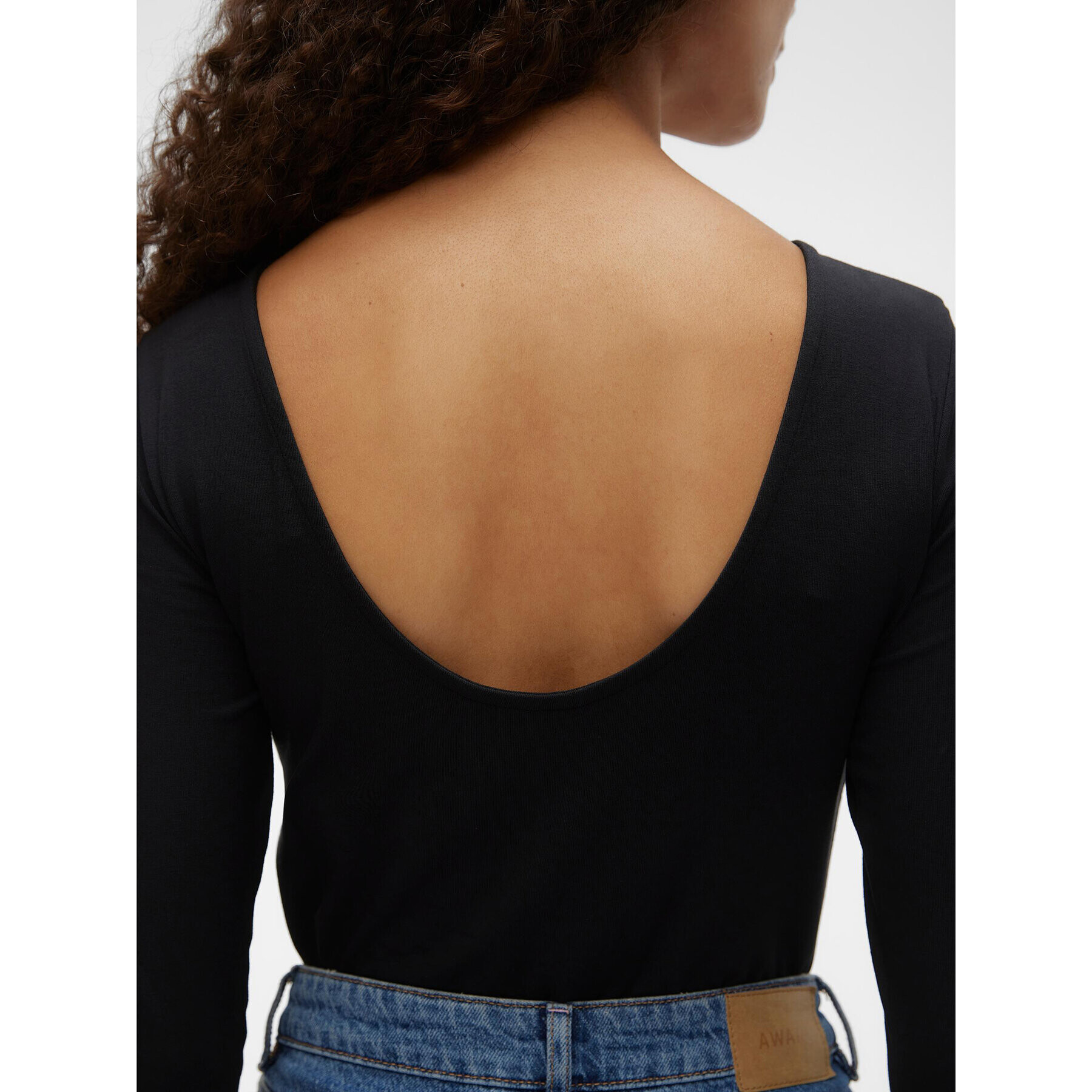 Vero Moda Боди AWARE Heaven 10298465 Черен Slim Fit - Pepit.bg