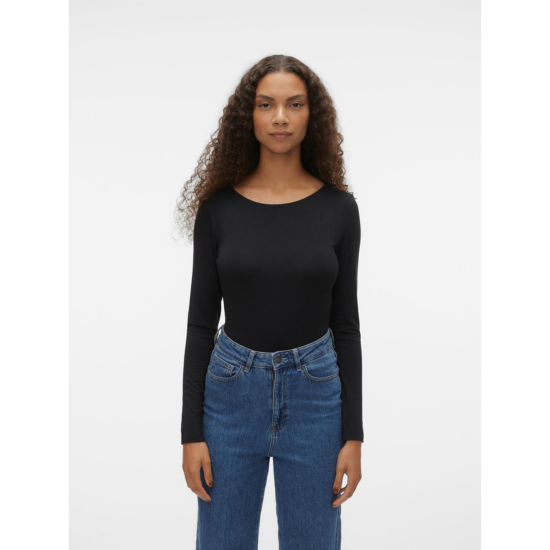 Vero Moda Боди AWARE Heaven 10298465 Черен Slim Fit - Pepit.bg